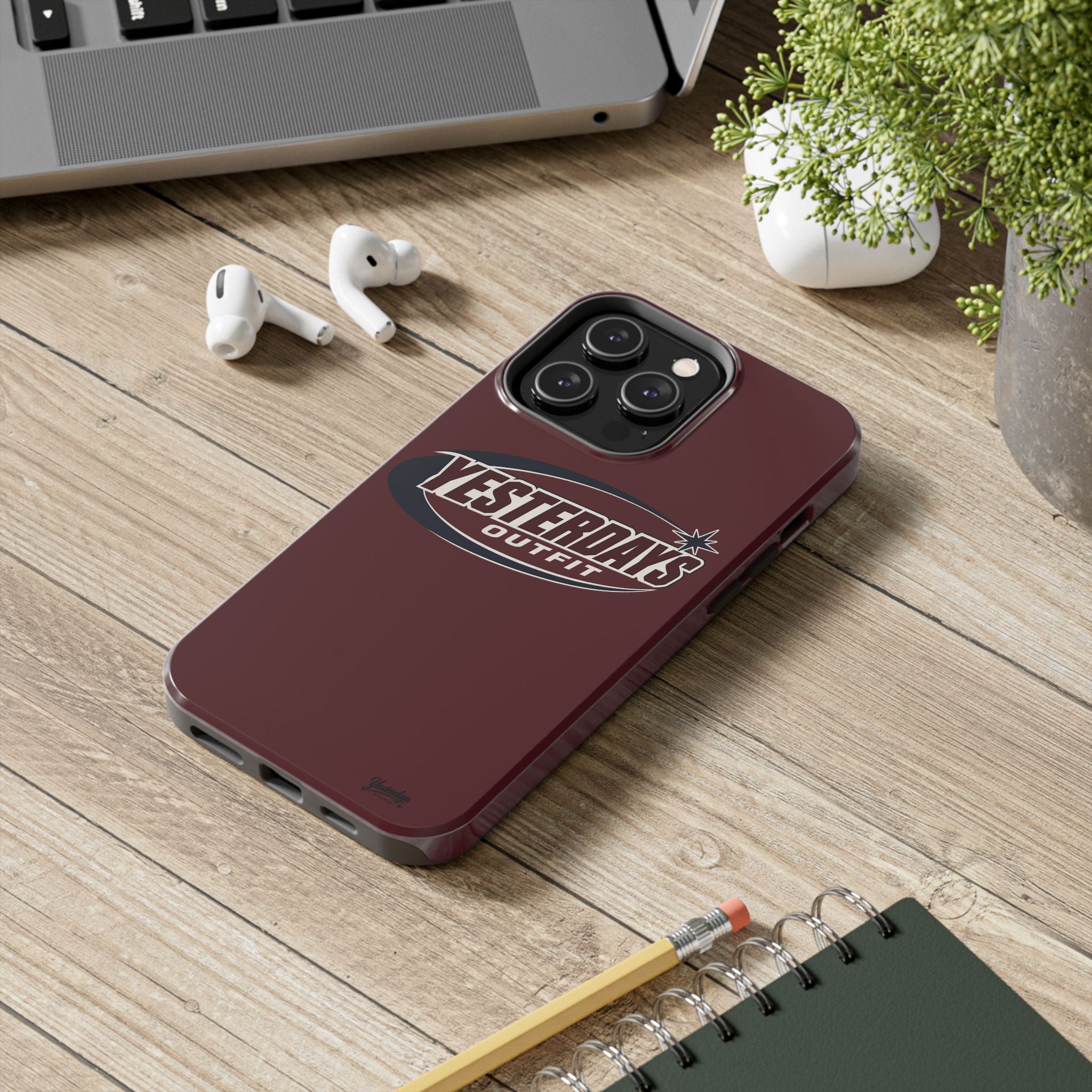 Yesterdays Outfit logo Tough Phone Case | Retro Badge iPhone Android