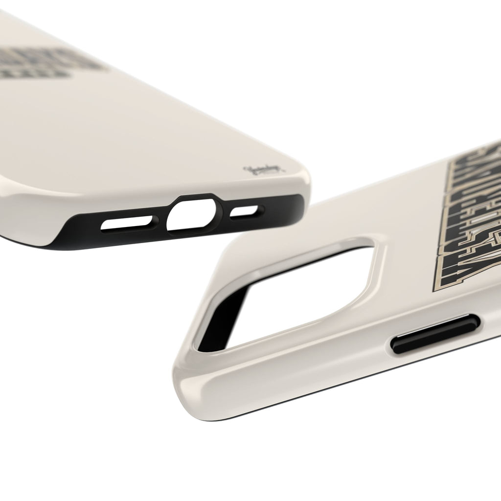 Yesterdays Outfit Phone Case | Retro Collegiate Logo, Tough Phone Case