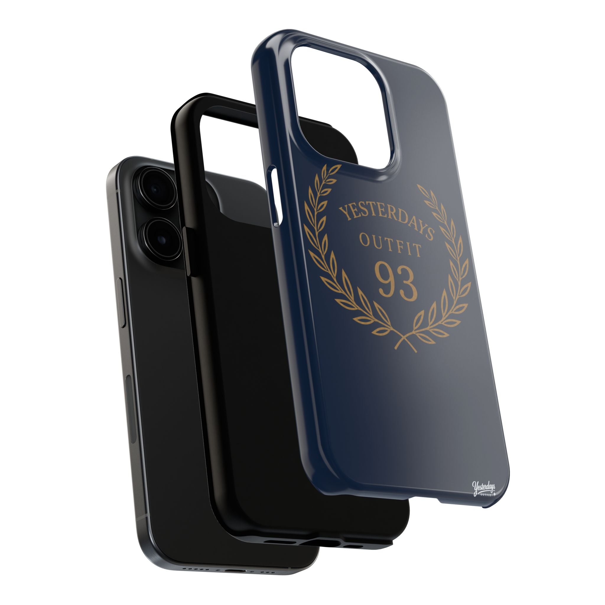 Yesterdays Outfit 93 Phone Case | Laurel Wreath Navy Protective Case