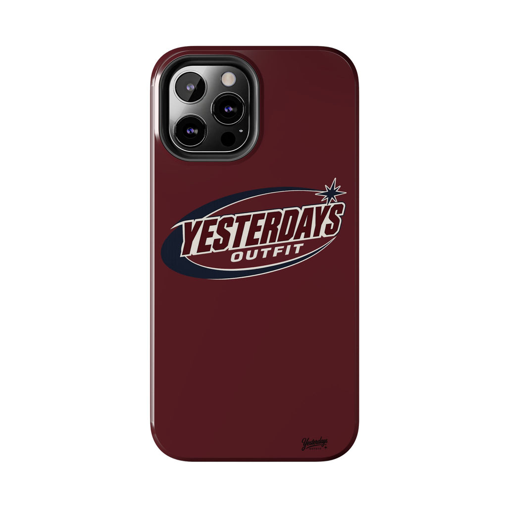 Yesterdays Outfit logo Tough Phone Case | Retro Badge iPhone Android