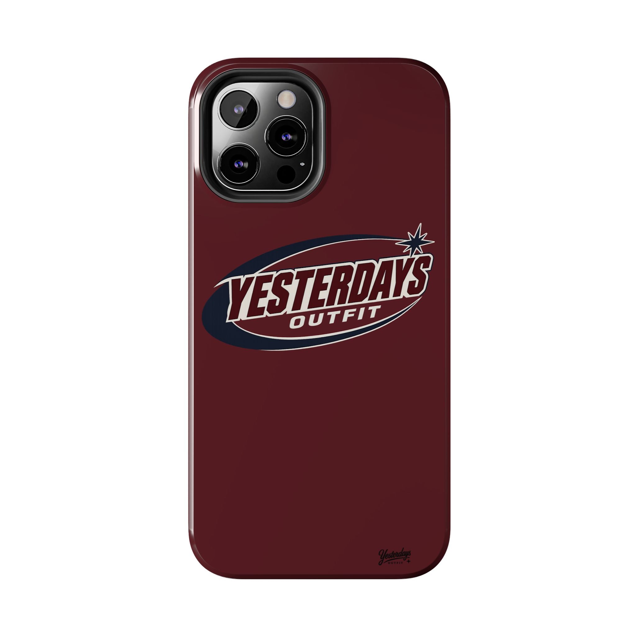 Yesterdays Outfit logo Tough Phone Case | Retro Badge iPhone Android