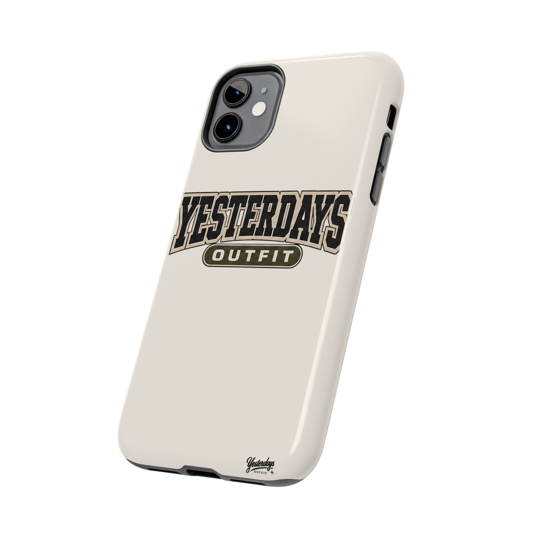 Yesterdays Outfit Phone Case | Retro Collegiate Logo, Tough Phone Case