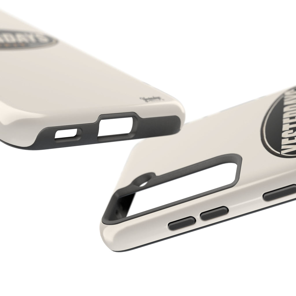 Yesterdays Outfit phone case | Tough Phone Cases, retro oval logo