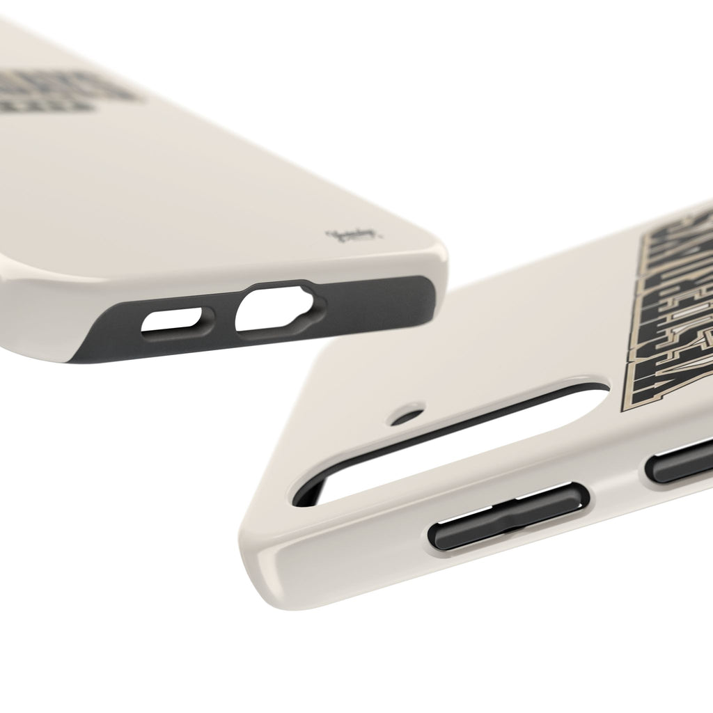 Yesterdays Outfit Phone Case | Retro Collegiate Logo, Tough Phone Case