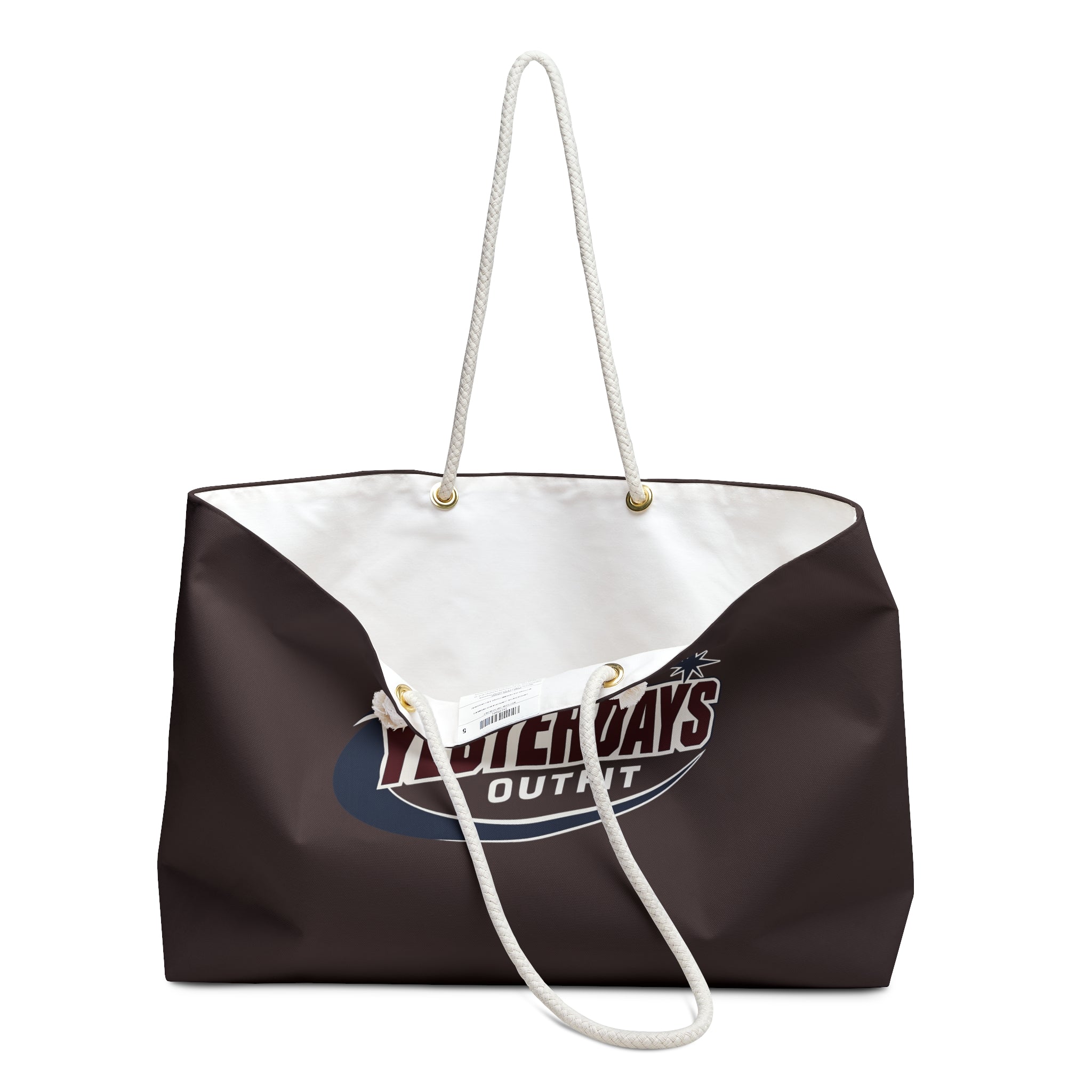 Yesterdays Outfit logo Weekender Bag | Retro Travel Tote