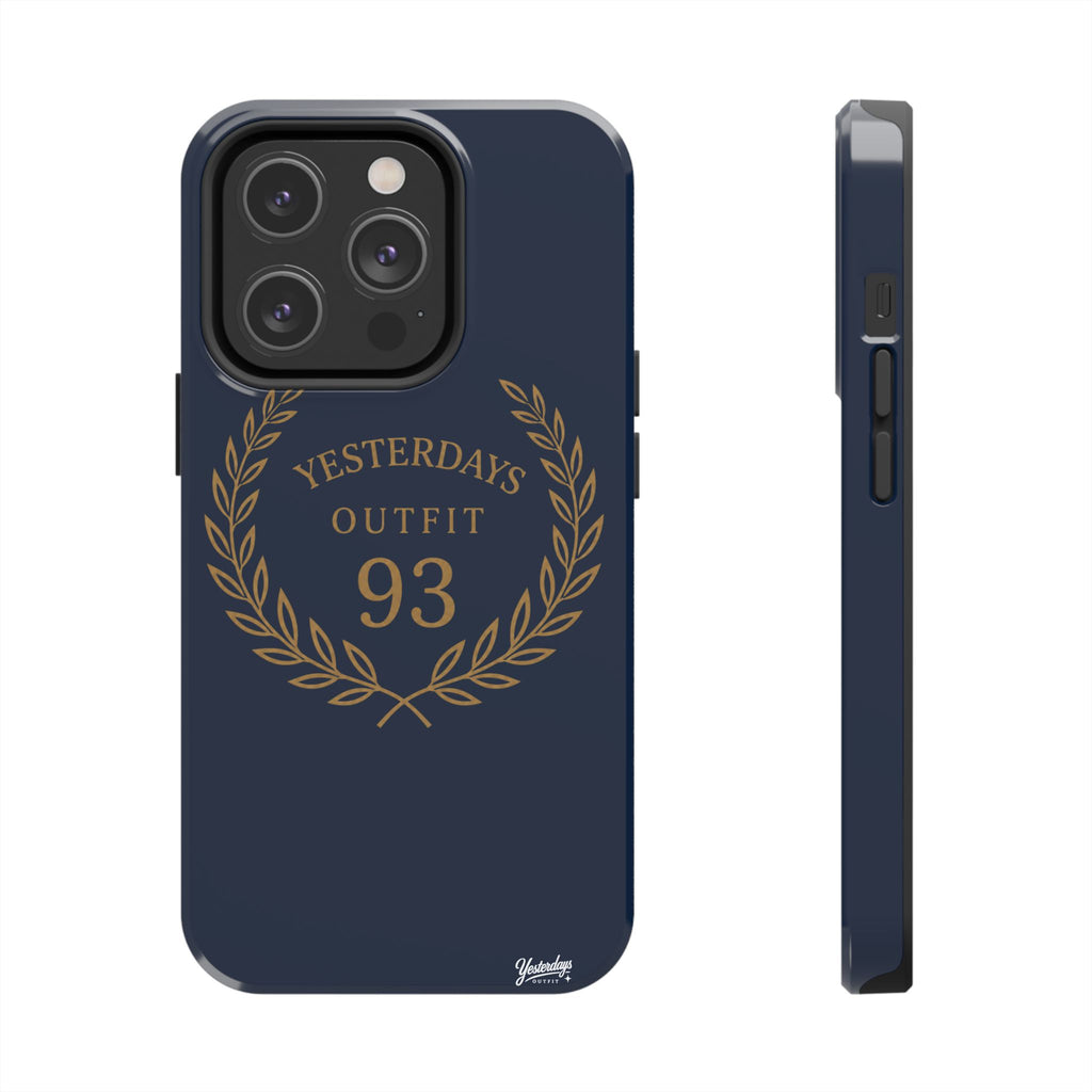 Yesterdays Outfit 93 Phone Case | Laurel Wreath Navy Protective Case