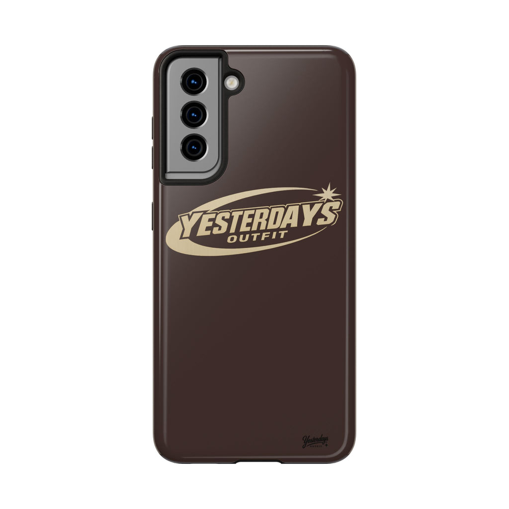Yesterdays Outfit logo Tough Phone Case | Retro Badge Phone Case