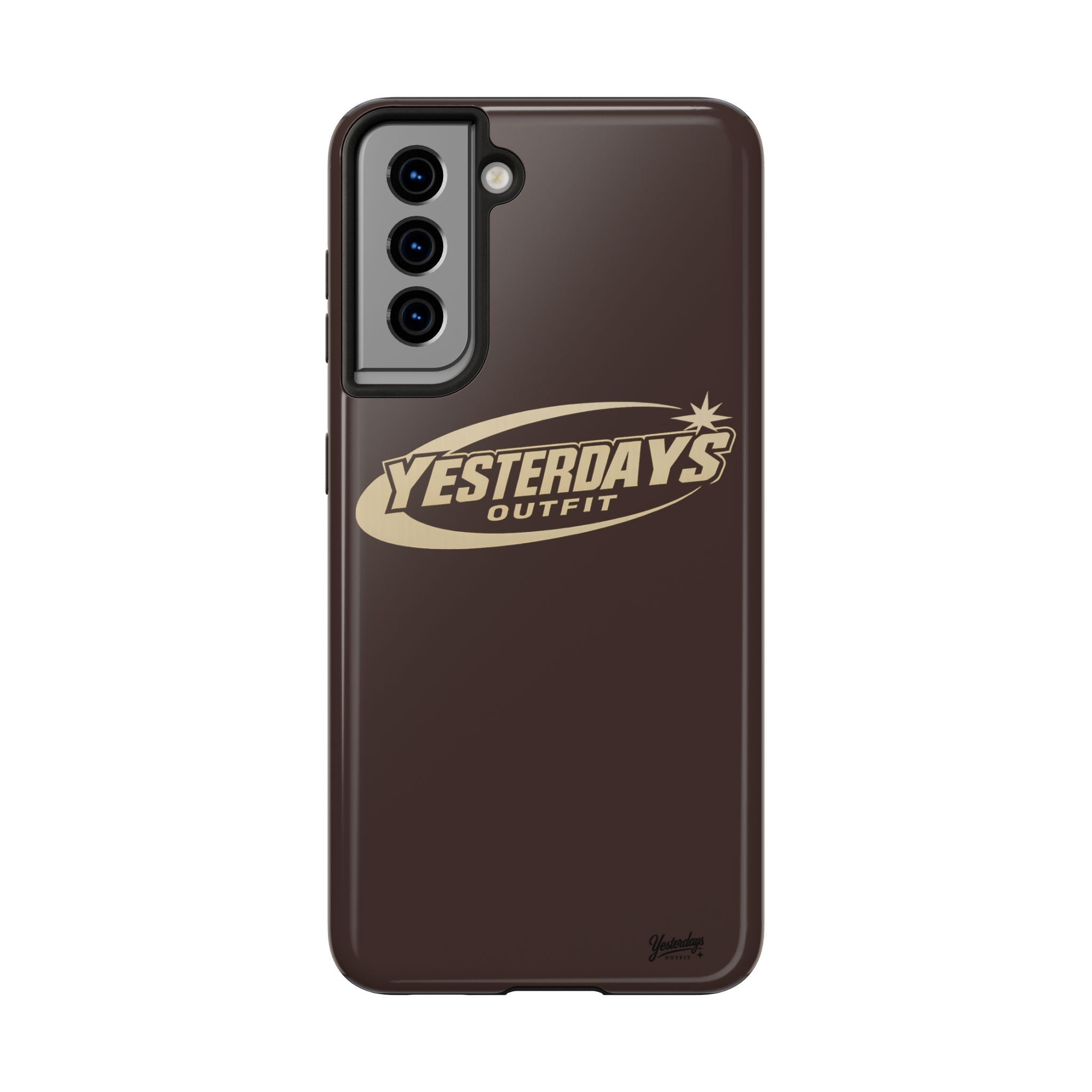 Yesterdays Outfit logo Tough Phone Case | Retro Badge Phone Case