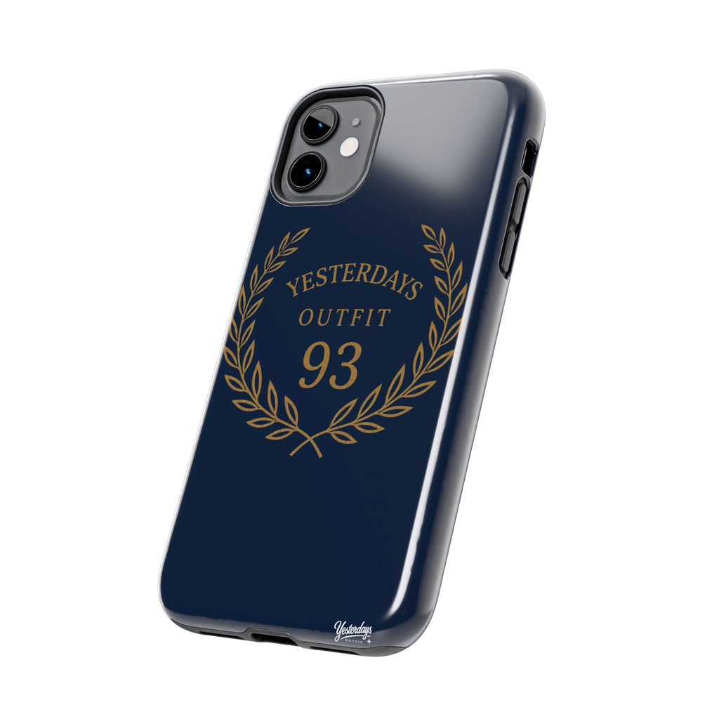 Yesterdays Outfit 93 Phone Case | Laurel Wreath Navy Protective Case