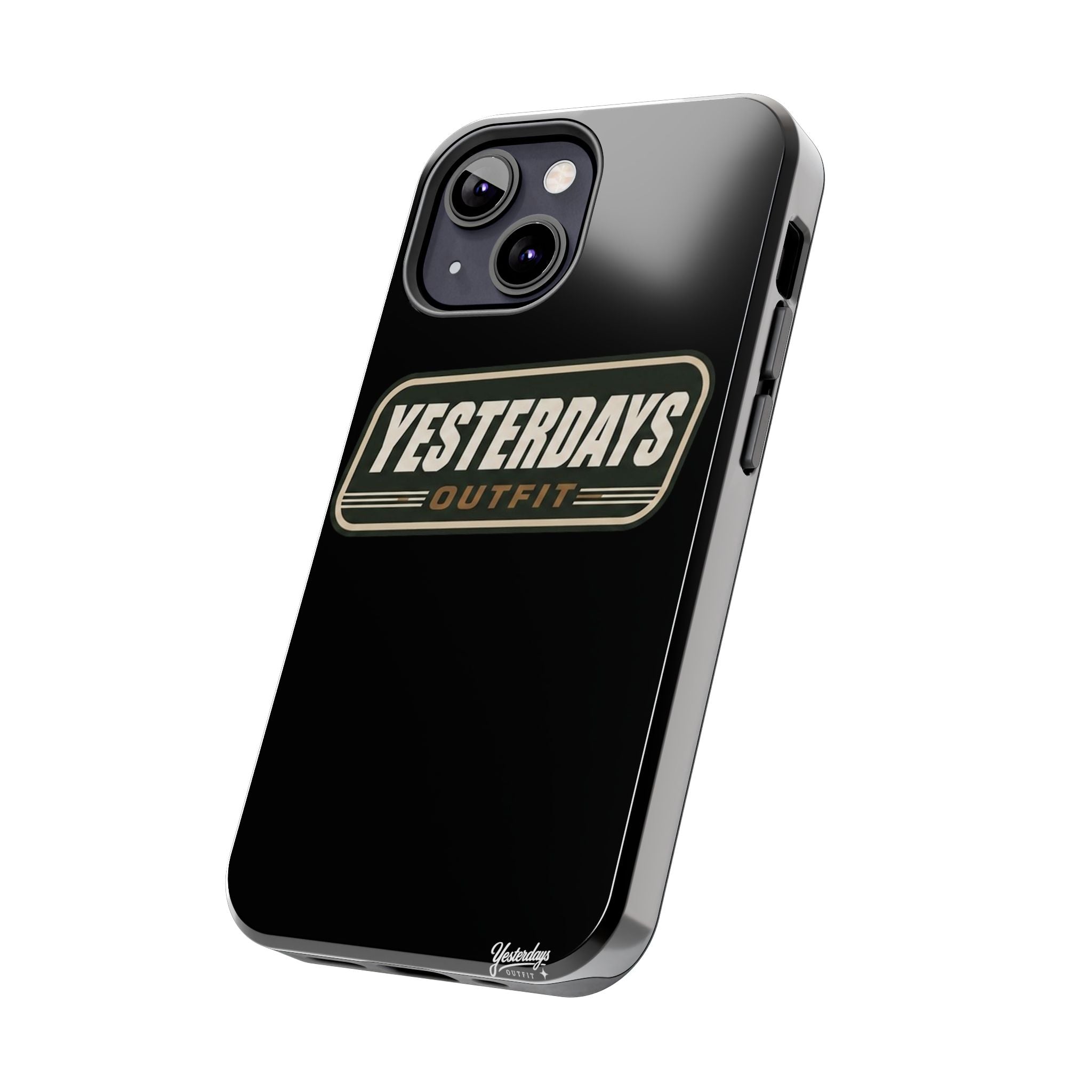 Yesterdays Outfit vintage logo Tough Phone Case | retro badge phone cover
