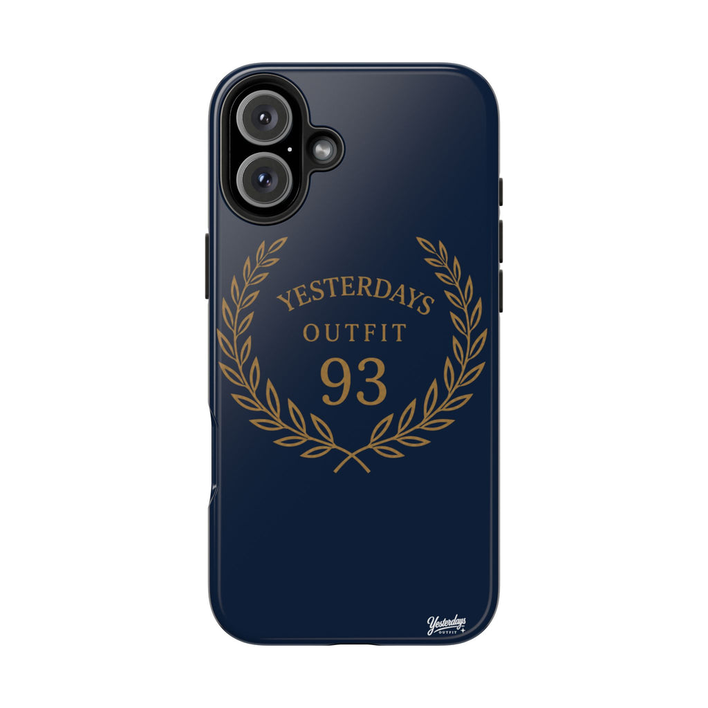 Yesterdays Outfit 93 Phone Case | Laurel Wreath Navy Protective Case