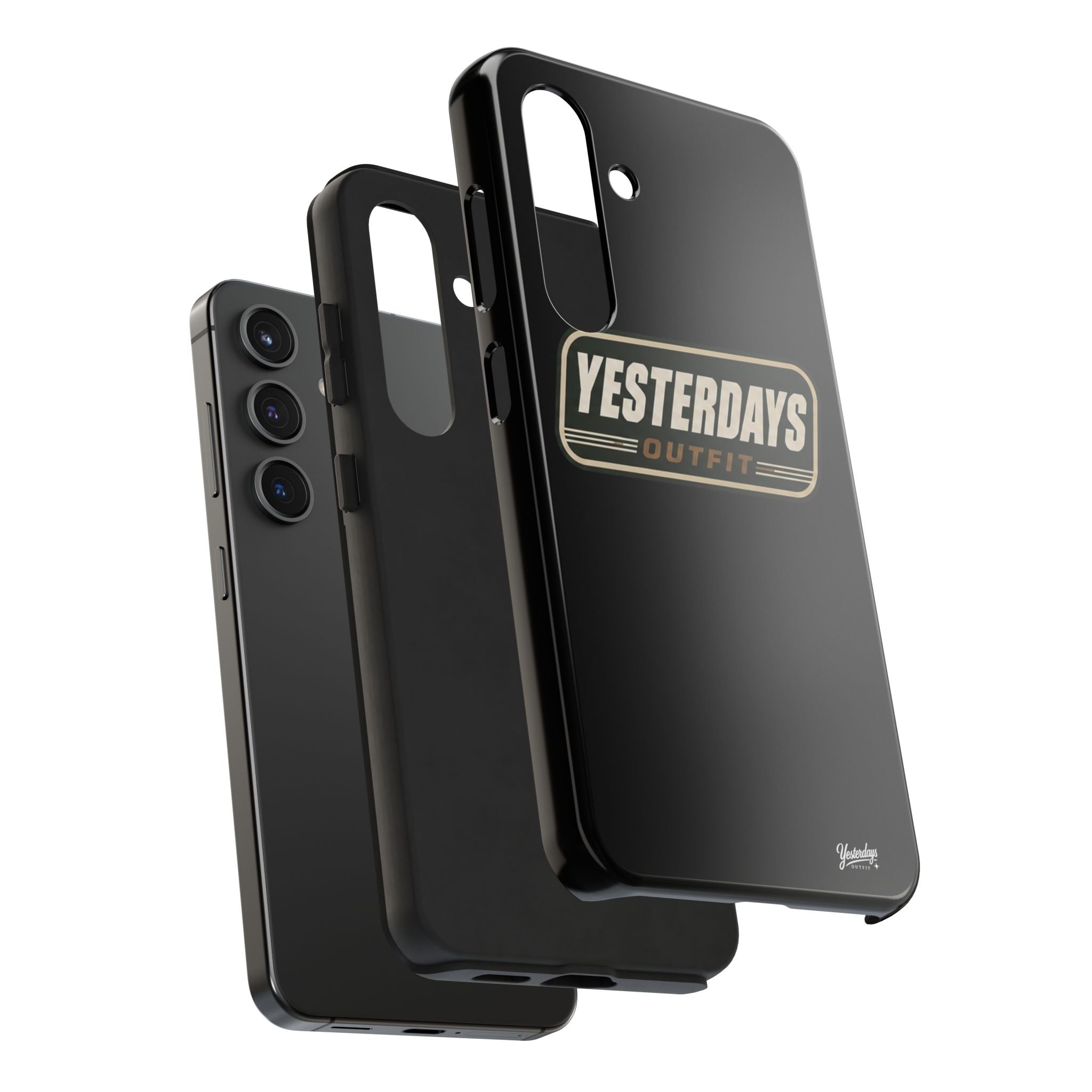 Yesterdays Outfit vintage logo Tough Phone Case | retro badge phone cover