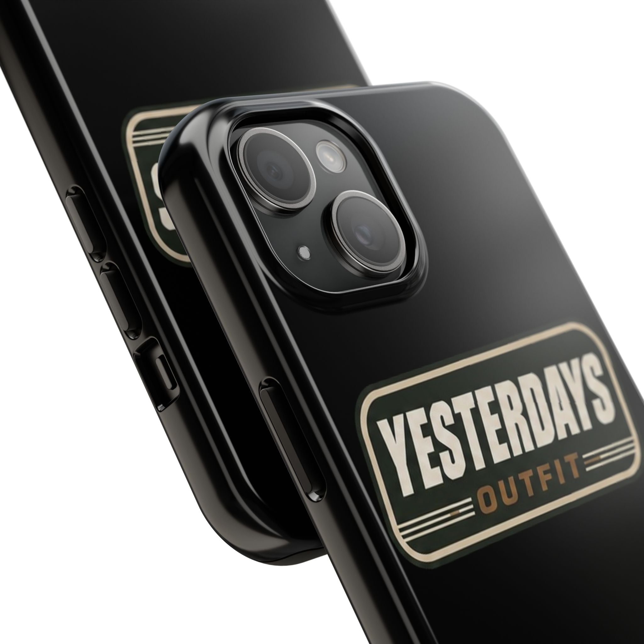 Yesterdays Outfit vintage logo Tough Phone Case | retro badge phone cover