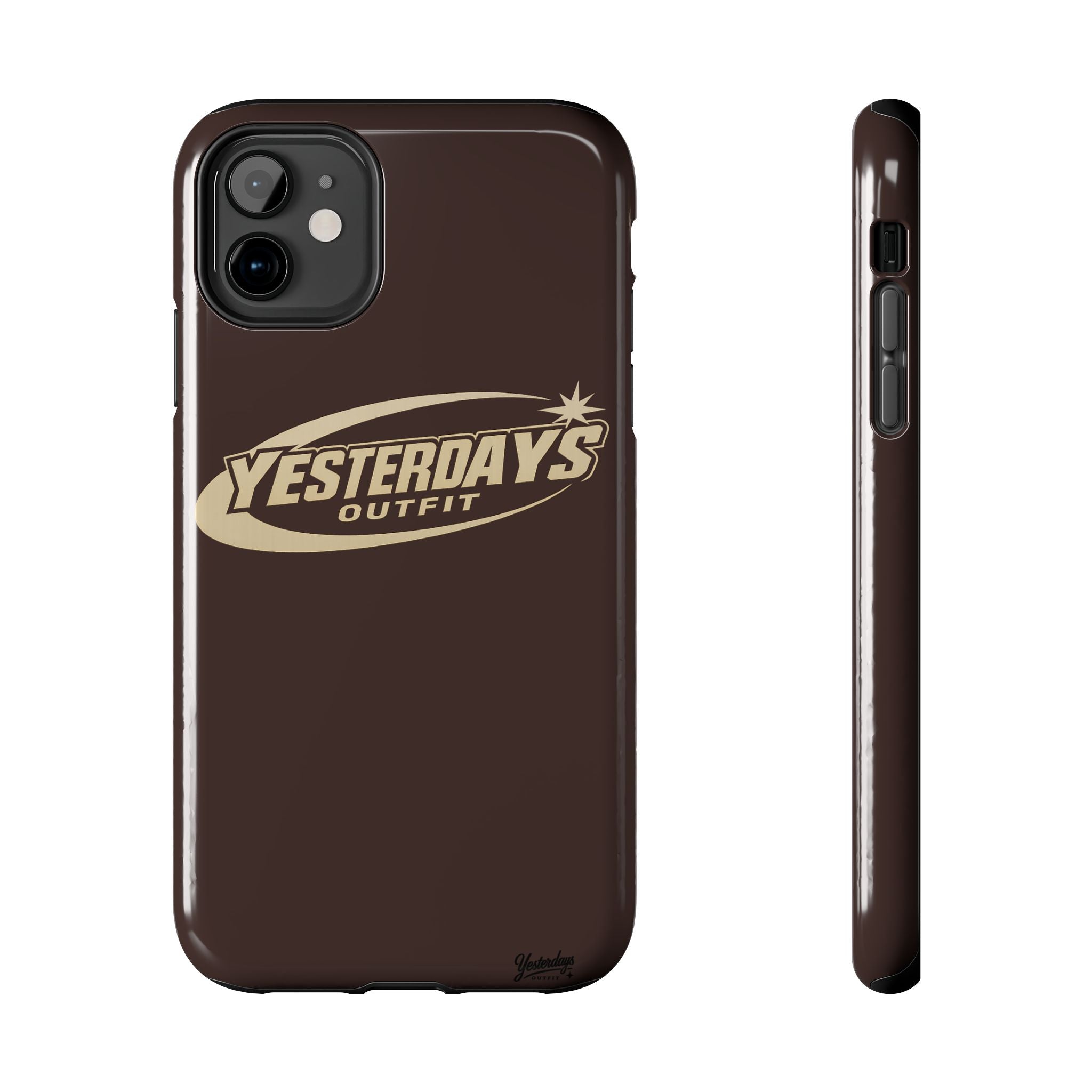 Yesterdays Outfit logo Tough Phone Case | Retro Badge Phone Case