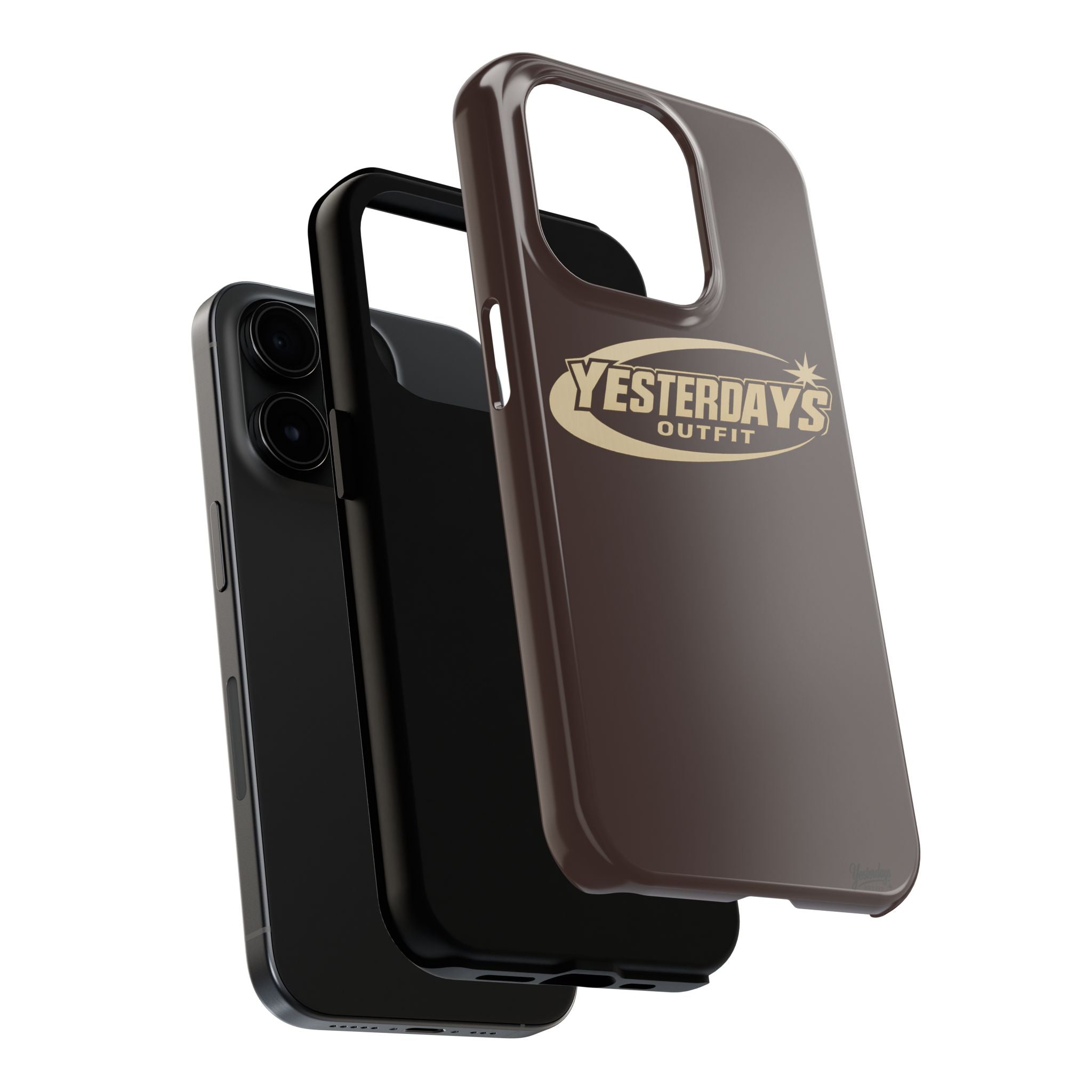 Yesterdays Outfit logo Tough Phone Case | Retro Badge Phone Case