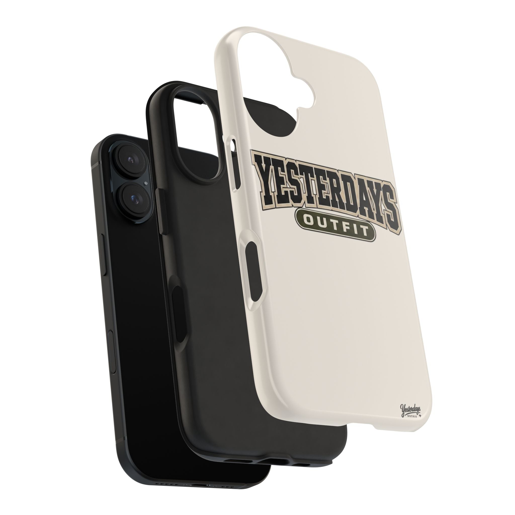 Yesterdays Outfit Phone Case | Retro Collegiate Logo, Tough Phone Case
