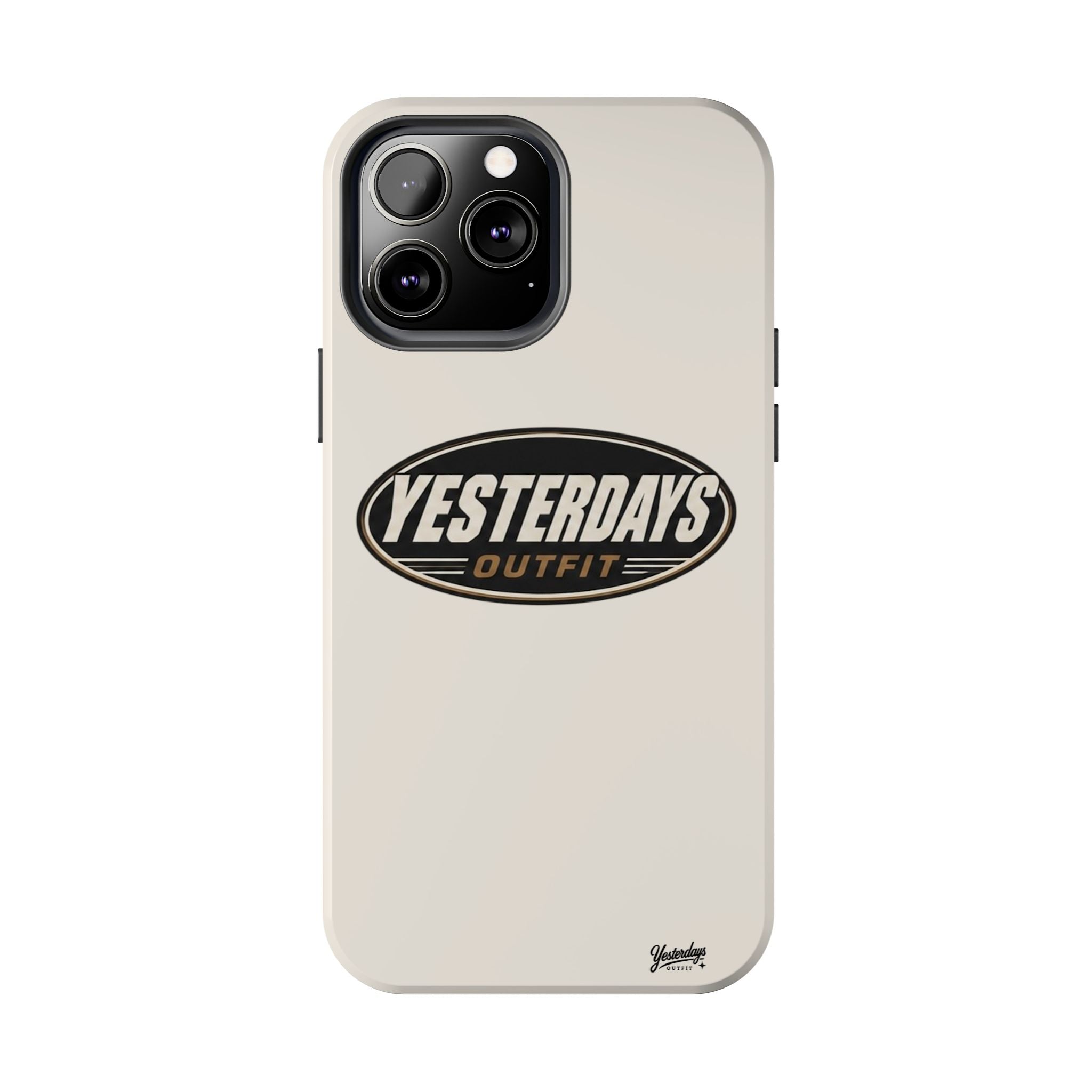 Yesterdays Outfit phone case | Tough Phone Cases, retro oval logo