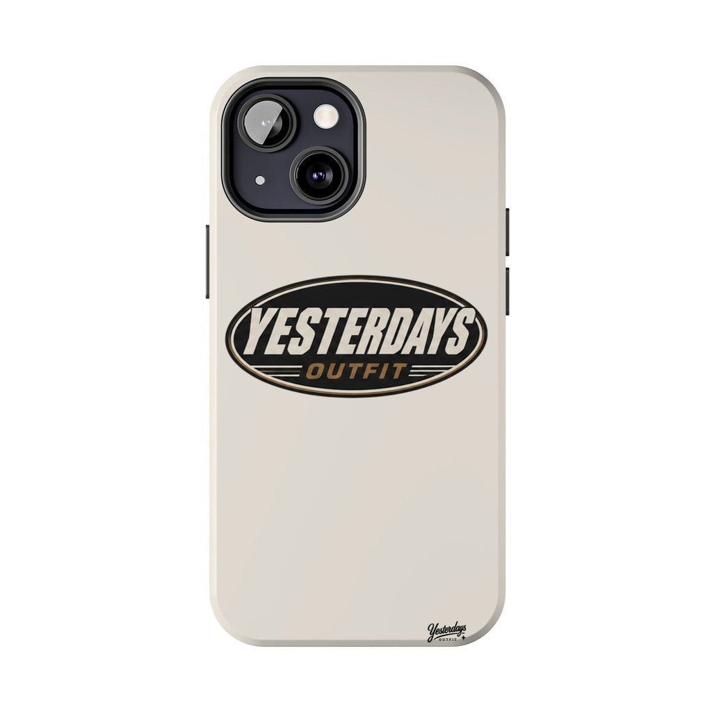 Yesterdays Outfit phone case | Tough Phone Cases, retro oval logo