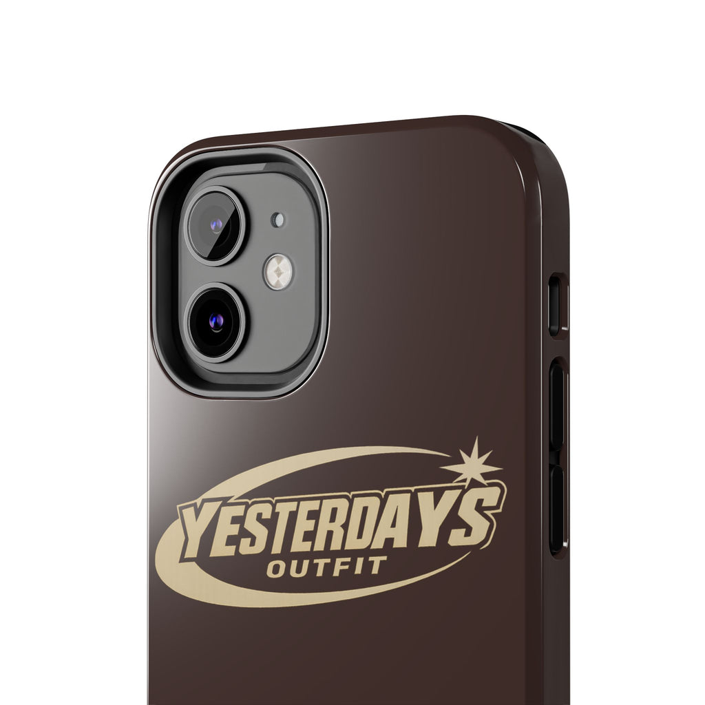 Yesterdays Outfit logo Tough Phone Case | Retro Badge Phone Case