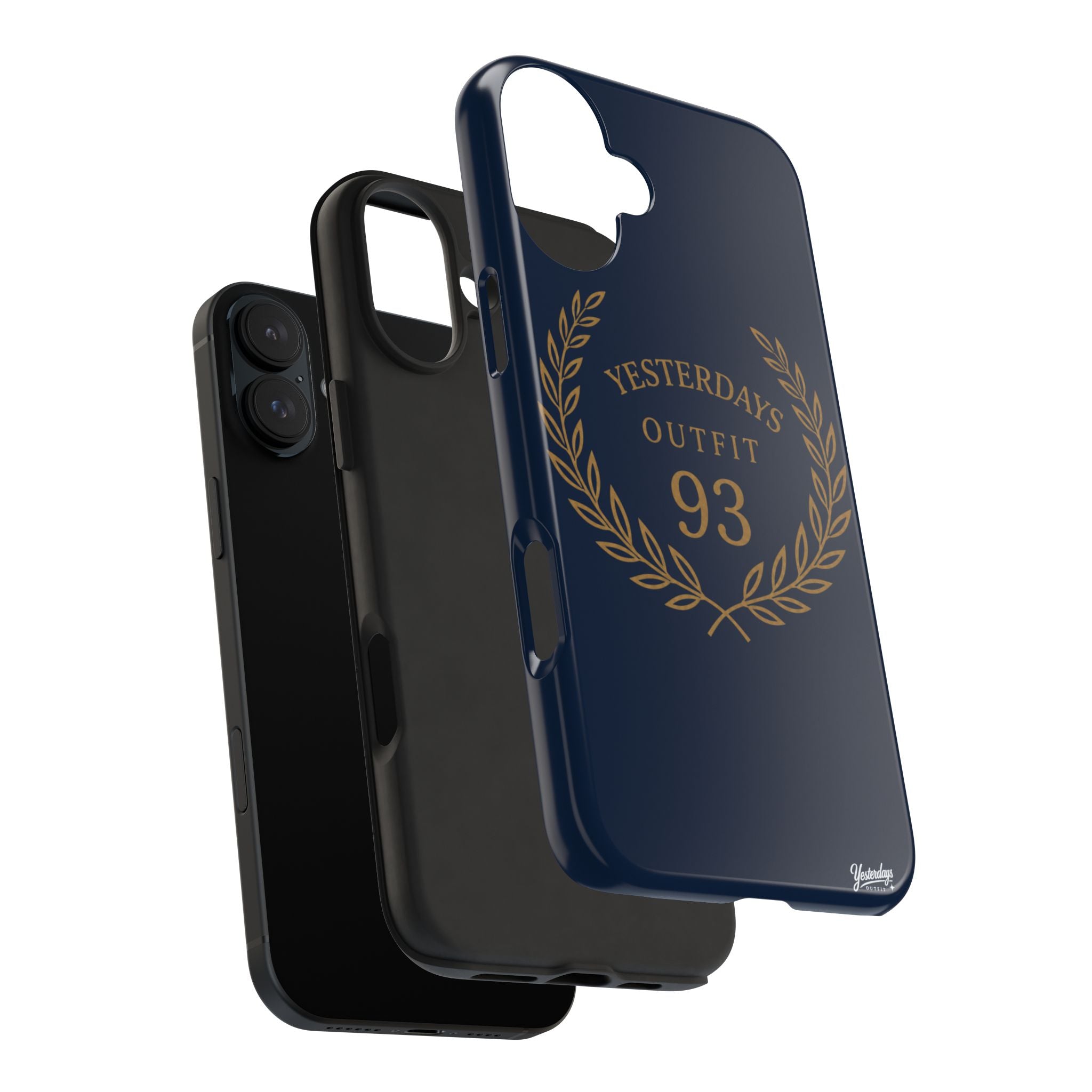 Yesterdays Outfit 93 Phone Case | Laurel Wreath Navy Protective Case