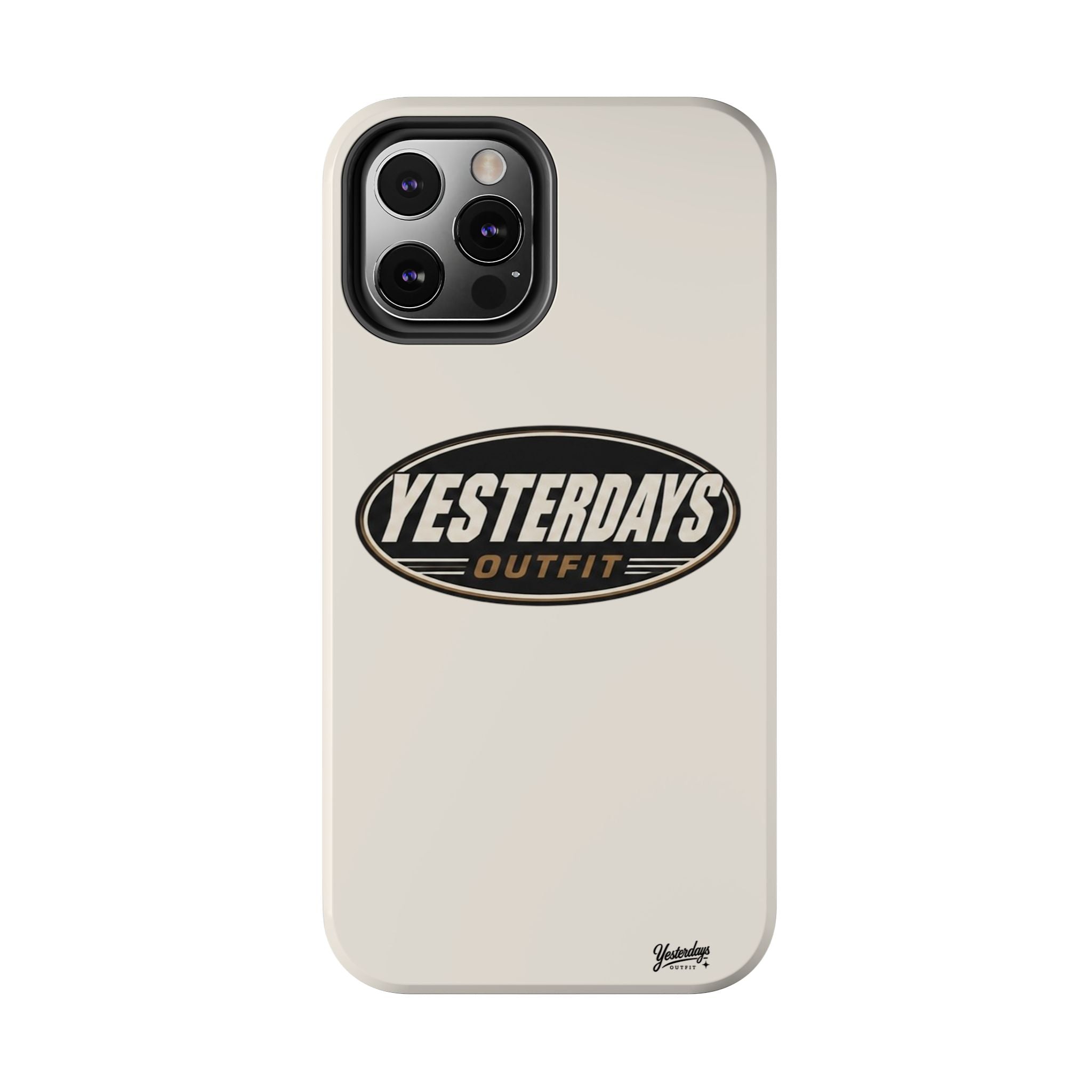 Yesterdays Outfit phone case | Tough Phone Cases, retro oval logo