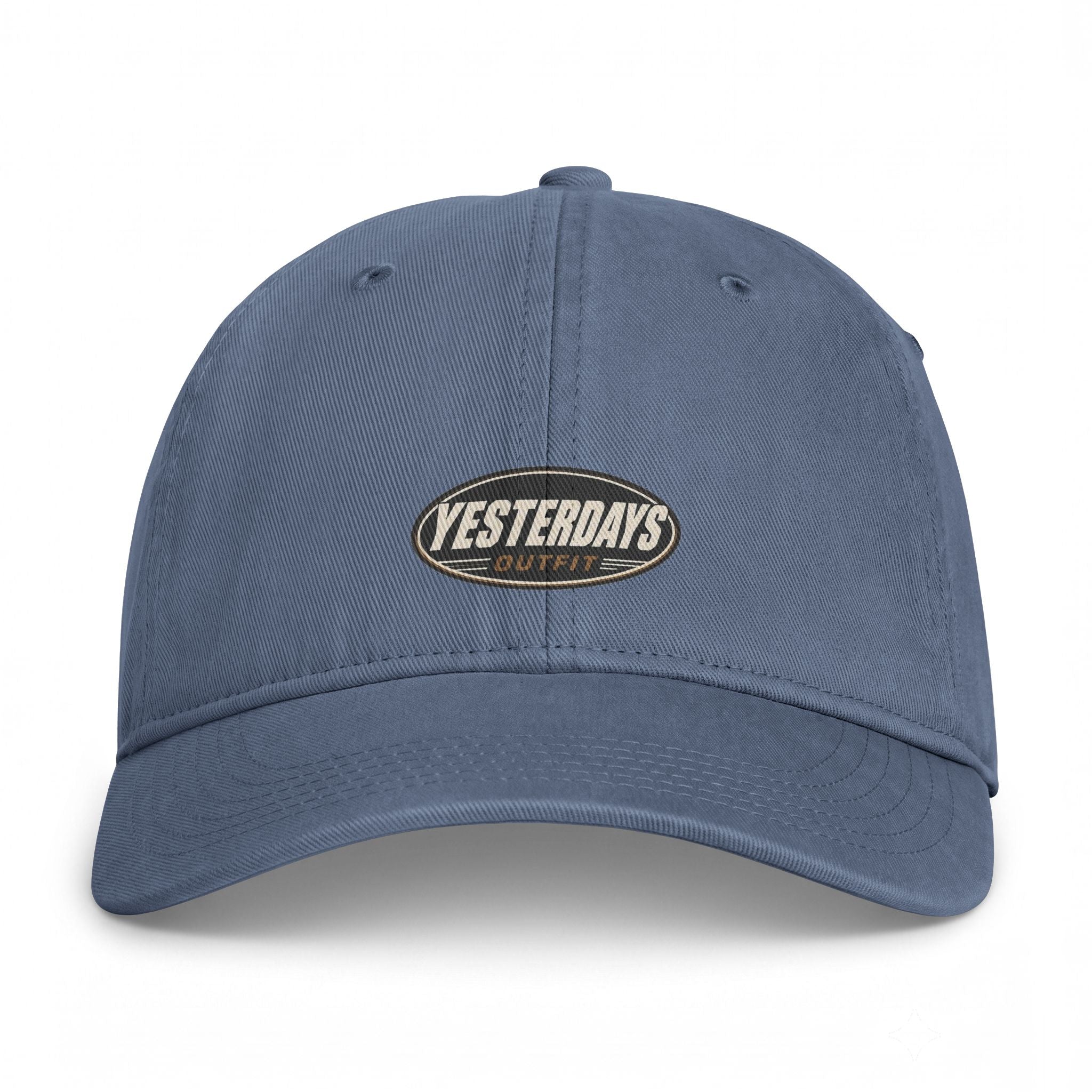 Yesterdays Outfit Oval Logo Cap | Washed Coastal Baseball Hat