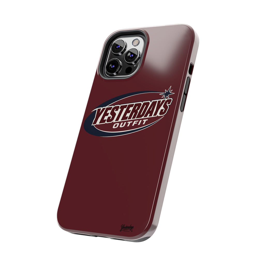 Yesterdays Outfit logo Tough Phone Case | Retro Badge iPhone Android