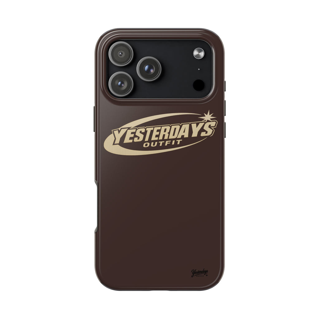 Yesterdays Outfit logo Tough Phone Case | Retro Badge Phone Case