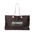 Yesterdays Outfit Logo Weekender Bag | Vintage Oval Logo Tote