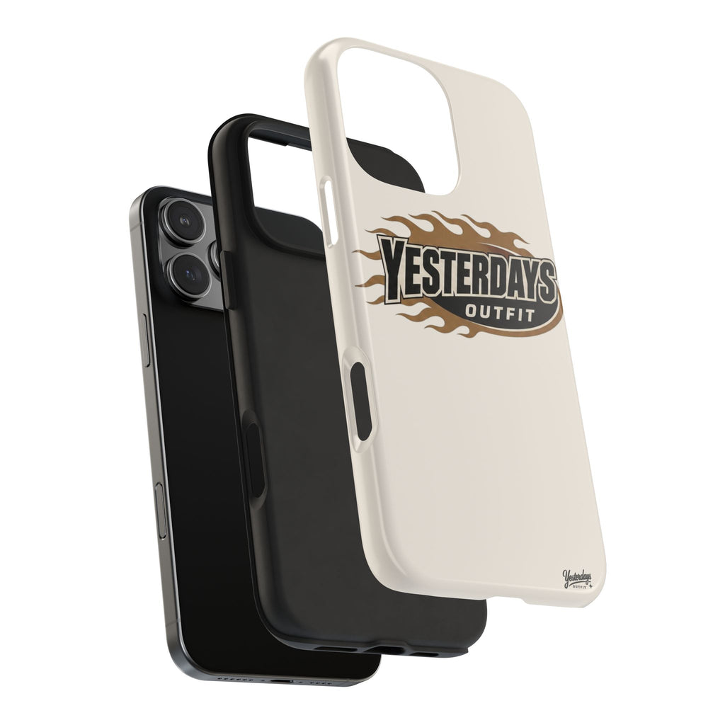 Yesterdays Outfit Flame Logo Phone Case | Tough Phone Case