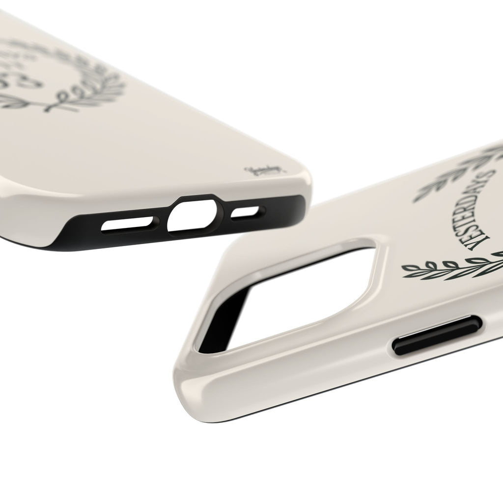 Yesterdays Outfit 93 phone case | laurel wreath graphic