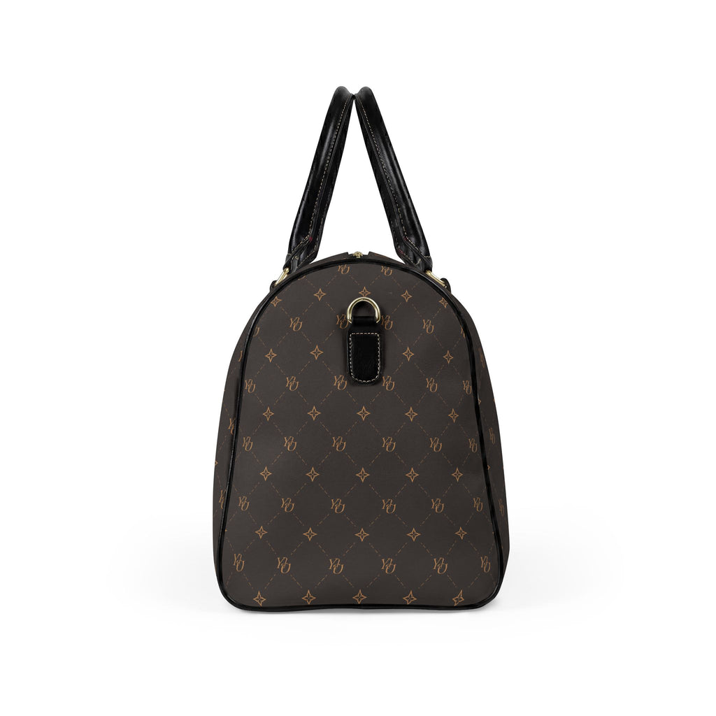 YO Monogram Canvas Weekender Bag | Yesterday’s Outfit Faux Leather Travel Bag
