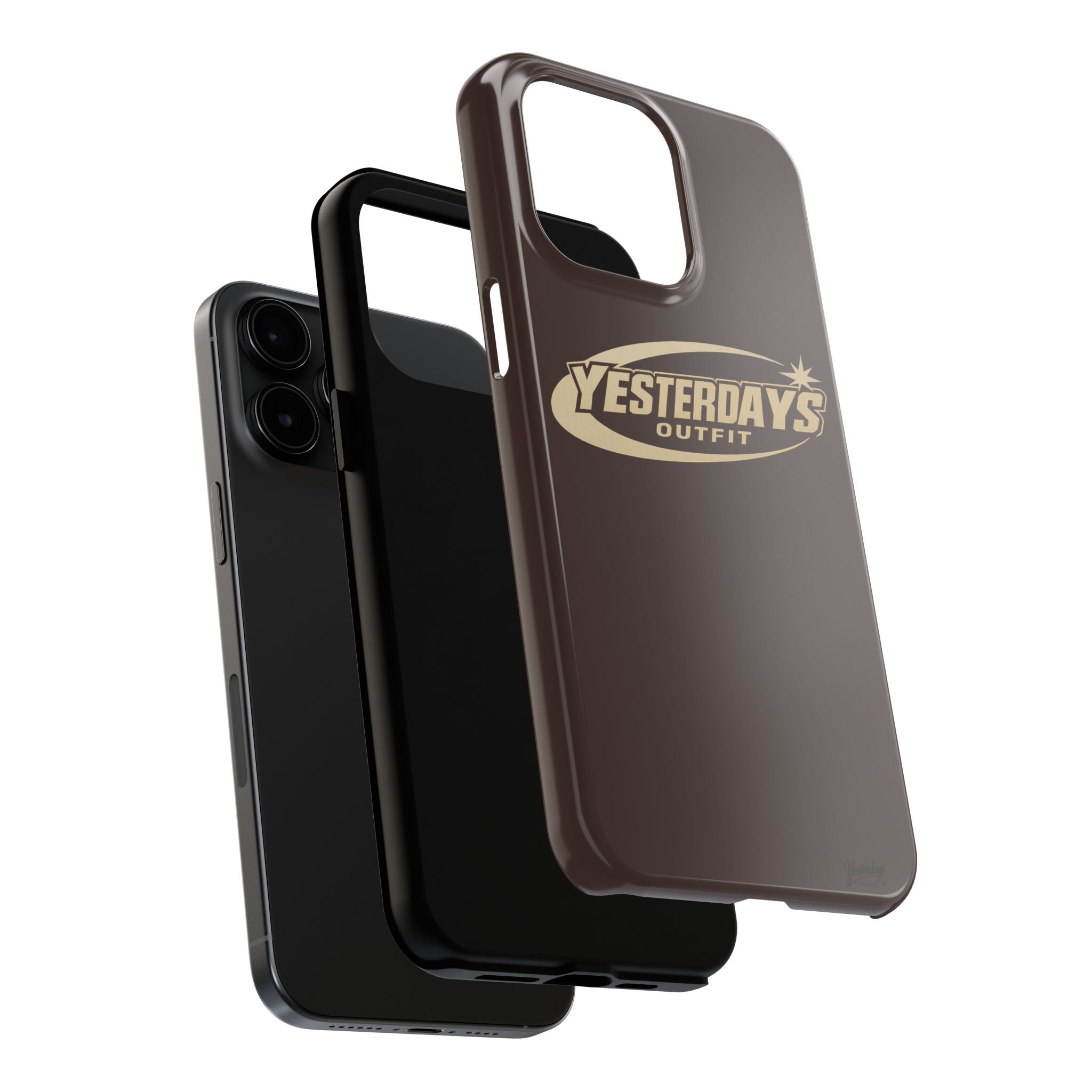 Yesterdays Outfit logo Tough Phone Case | Retro Badge Phone Case