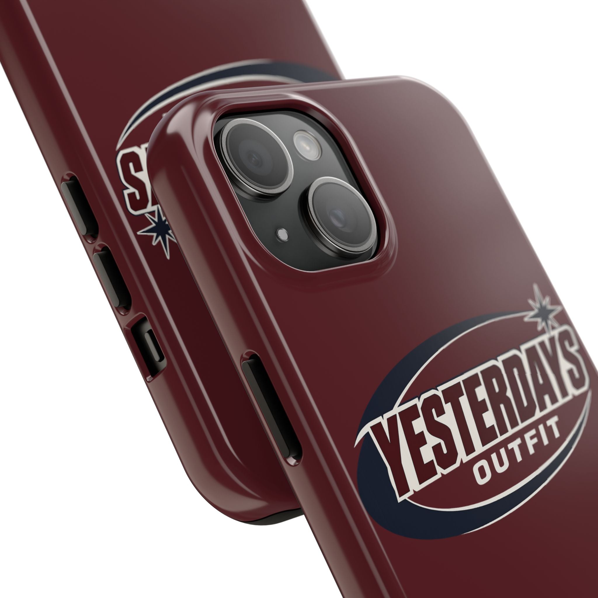 Yesterdays Outfit logo Tough Phone Case | Retro Badge iPhone Android