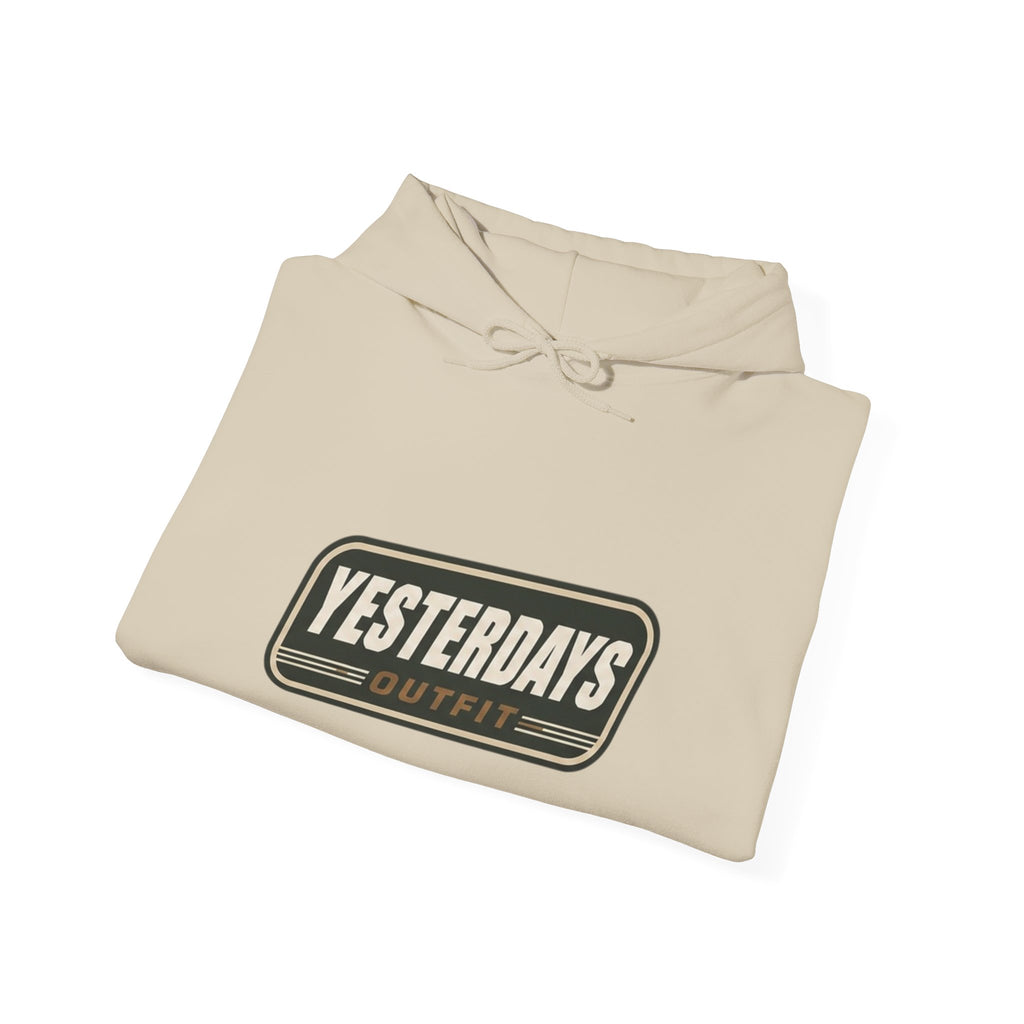Yesterdays Outfit logo Hoodie | Vintage Patch Graphic Sweatshirt