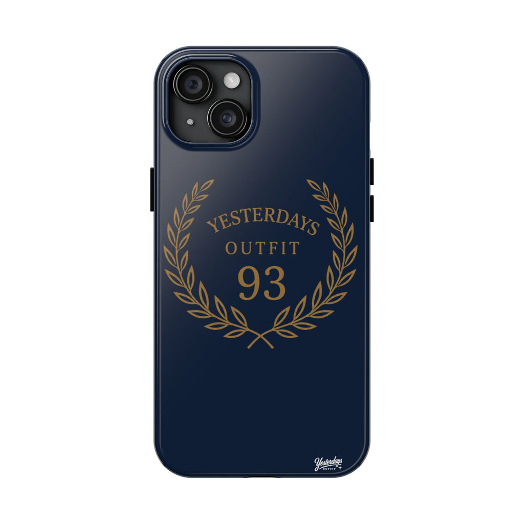 Yesterdays Outfit 93 Phone Case | Laurel Wreath Navy Protective Case