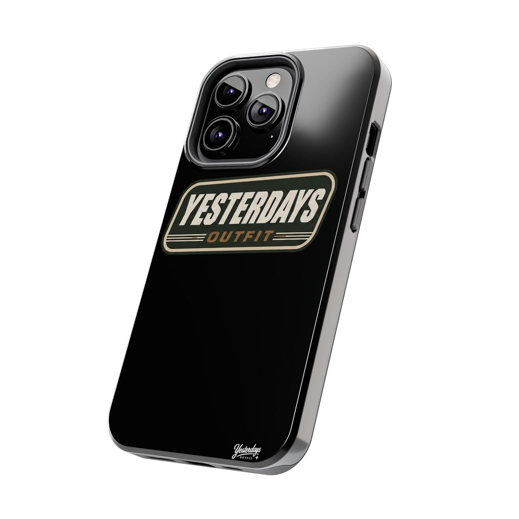 Yesterdays Outfit vintage logo Tough Phone Case | retro badge phone cover