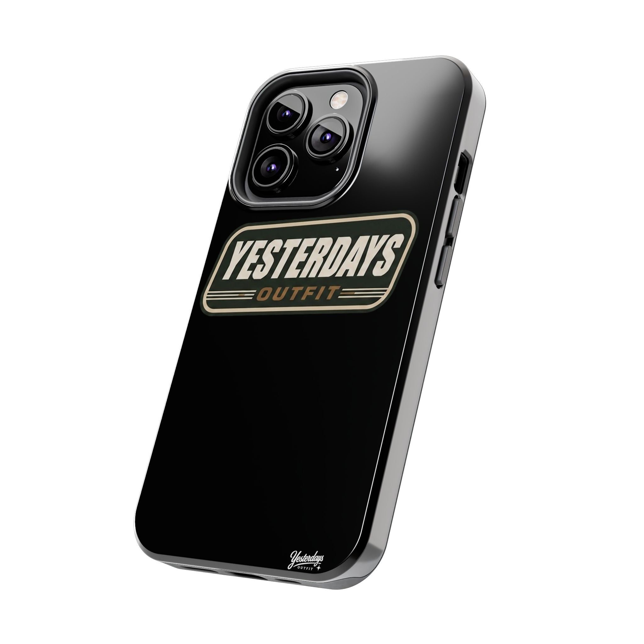 Yesterdays Outfit vintage logo Tough Phone Case | retro badge phone cover