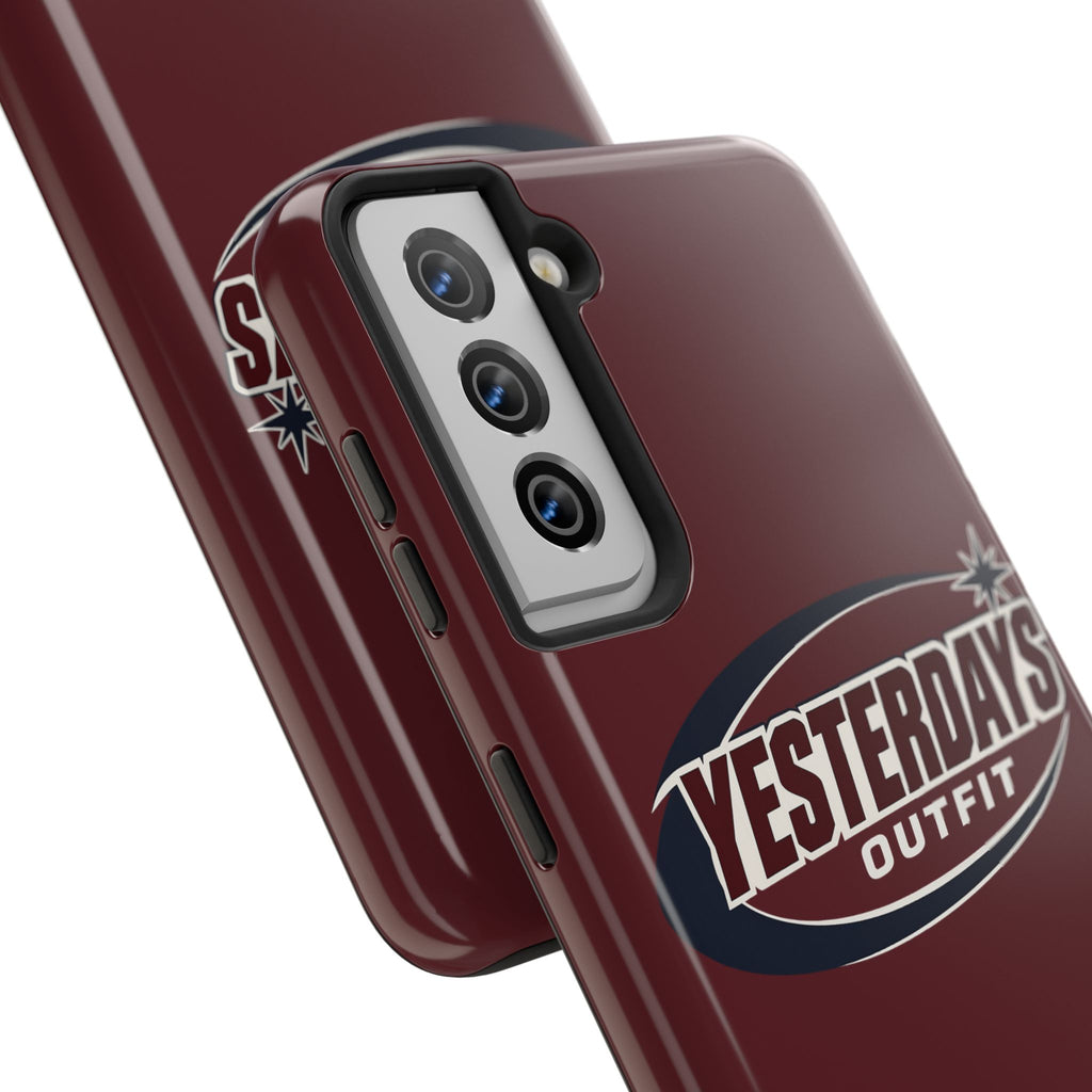 Yesterdays Outfit logo Tough Phone Case | Retro Badge iPhone Android