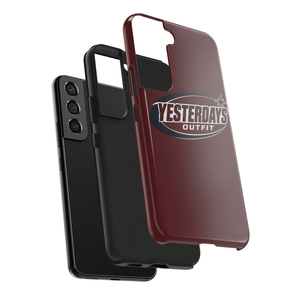 Yesterdays Outfit logo Tough Phone Case | Retro Badge iPhone Android