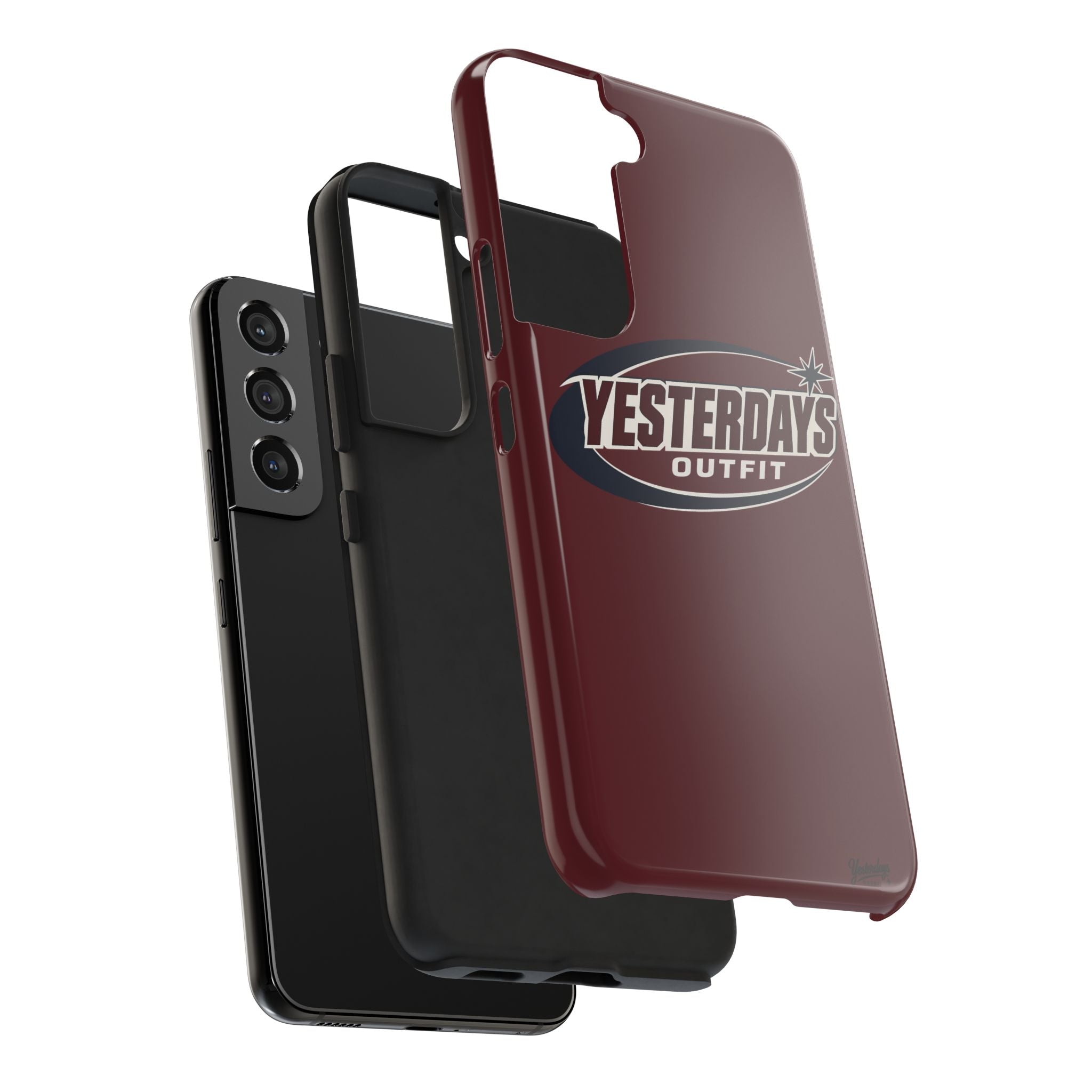 Yesterdays Outfit logo Tough Phone Case | Retro Badge iPhone Android