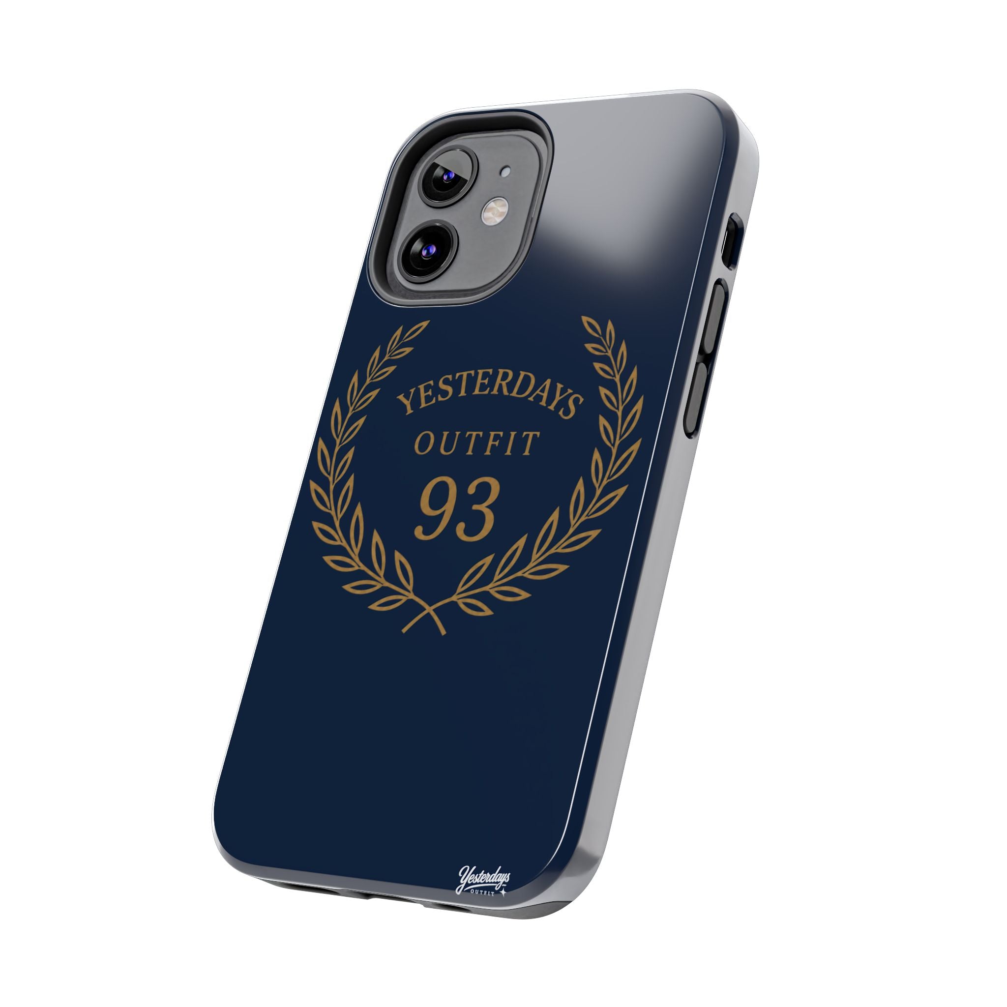 Yesterdays Outfit 93 Phone Case | Laurel Wreath Navy Protective Case