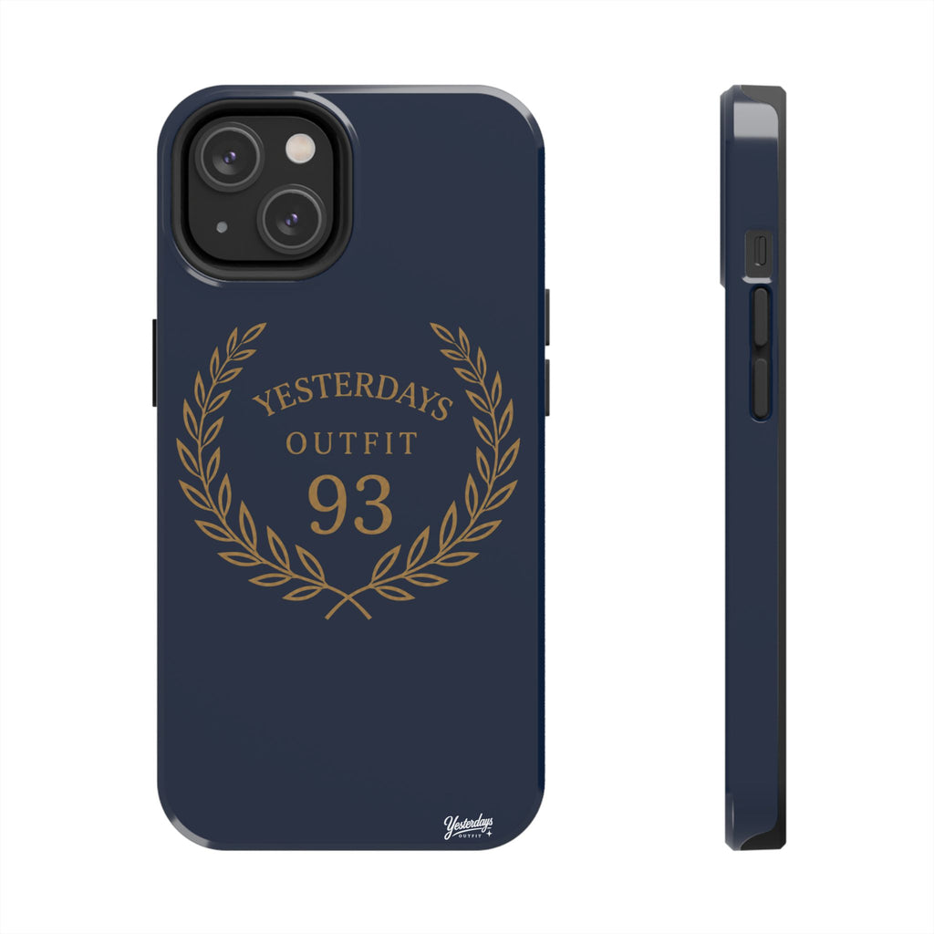 Yesterdays Outfit 93 Phone Case | Laurel Wreath Navy Protective Case