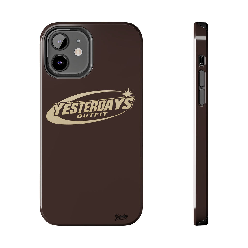 Yesterdays Outfit logo Tough Phone Case | Retro Badge Phone Case