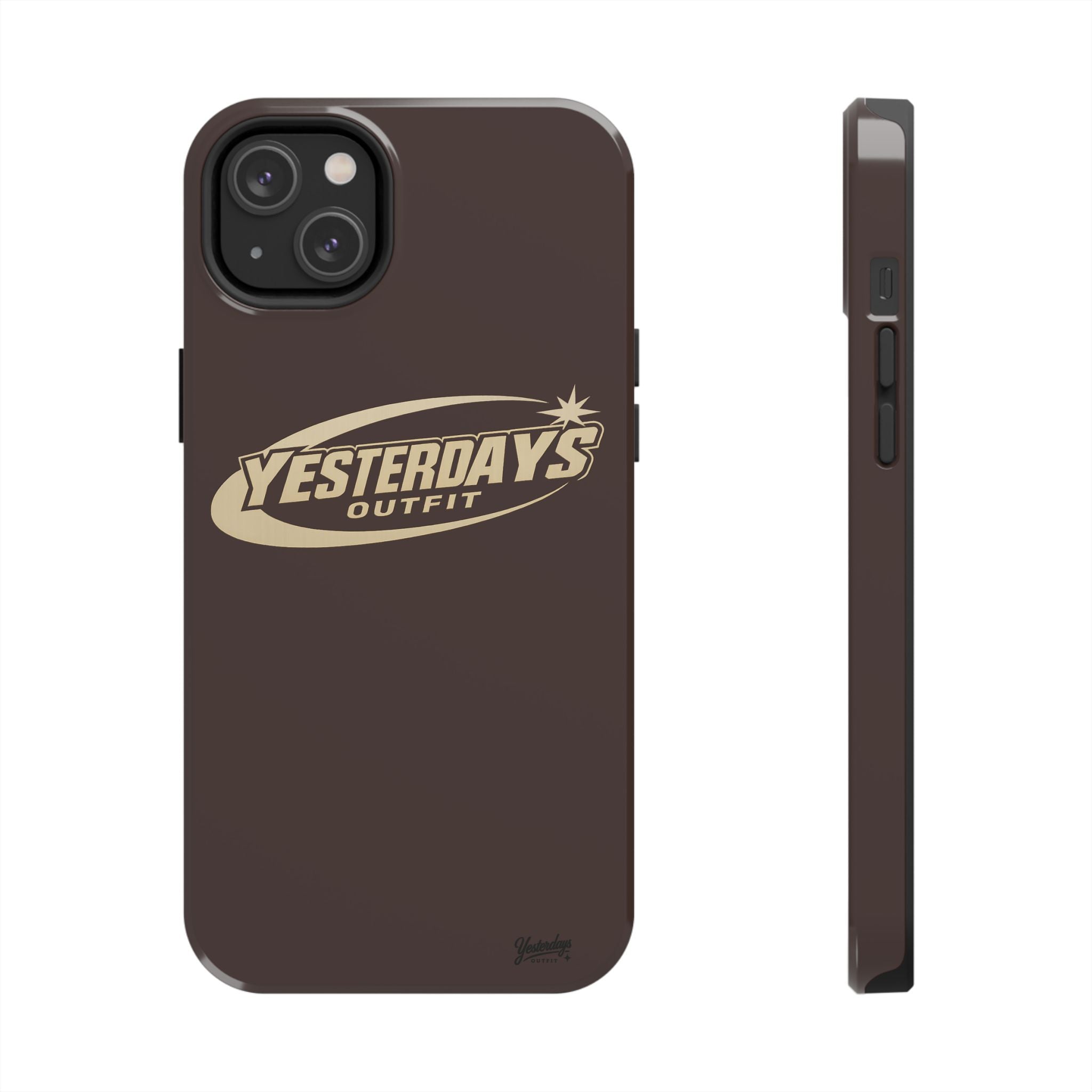 Yesterdays Outfit logo Tough Phone Case | Retro Badge Phone Case