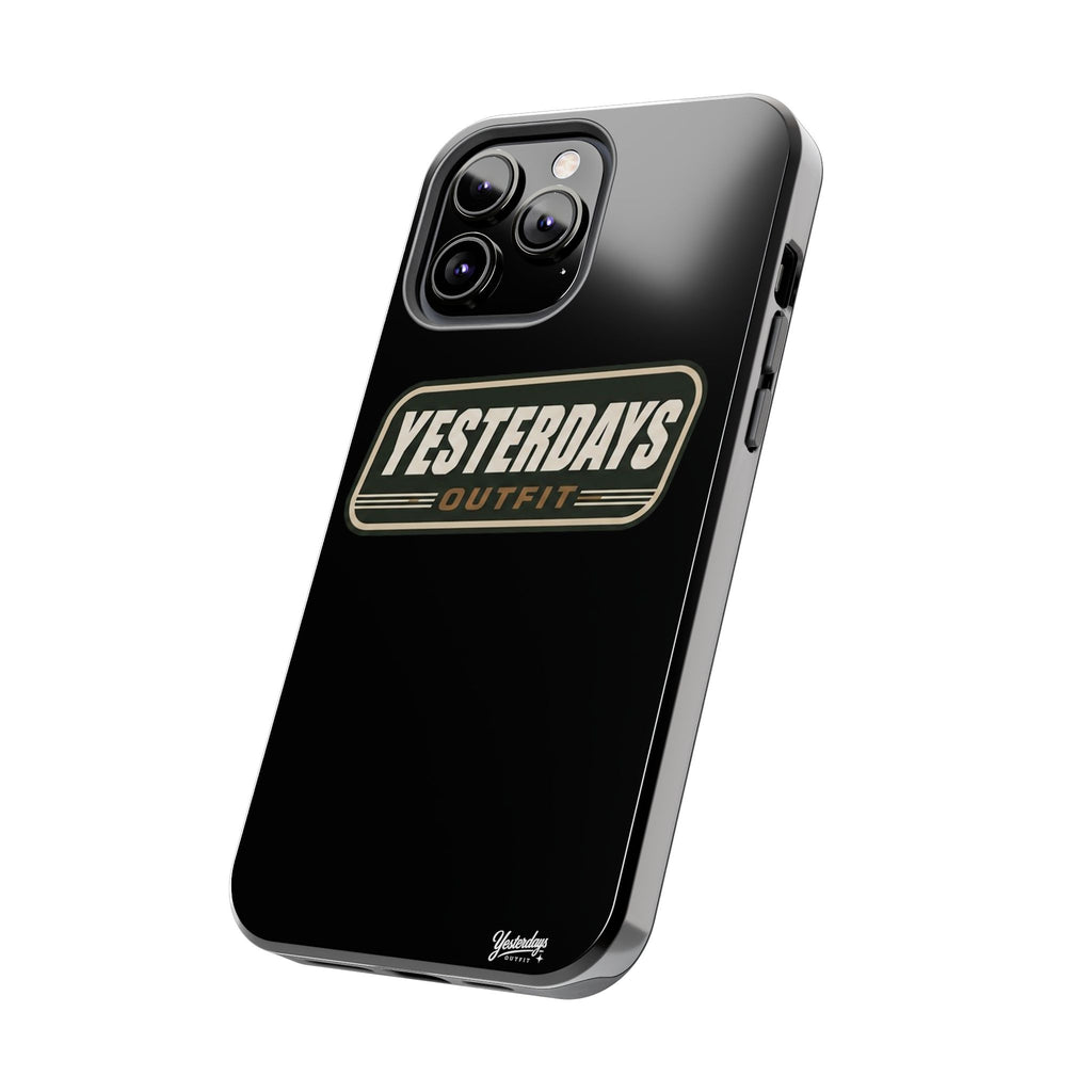 Yesterdays Outfit vintage logo Tough Phone Case | retro badge phone cover