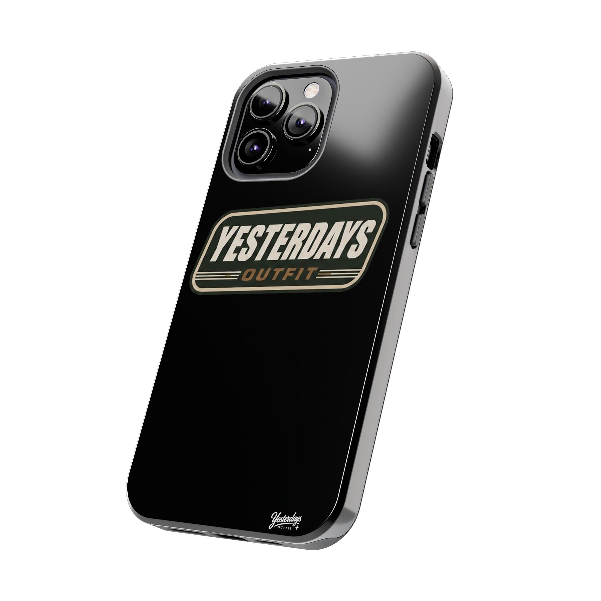 Yesterdays Outfit vintage logo Tough Phone Case | retro badge phone cover