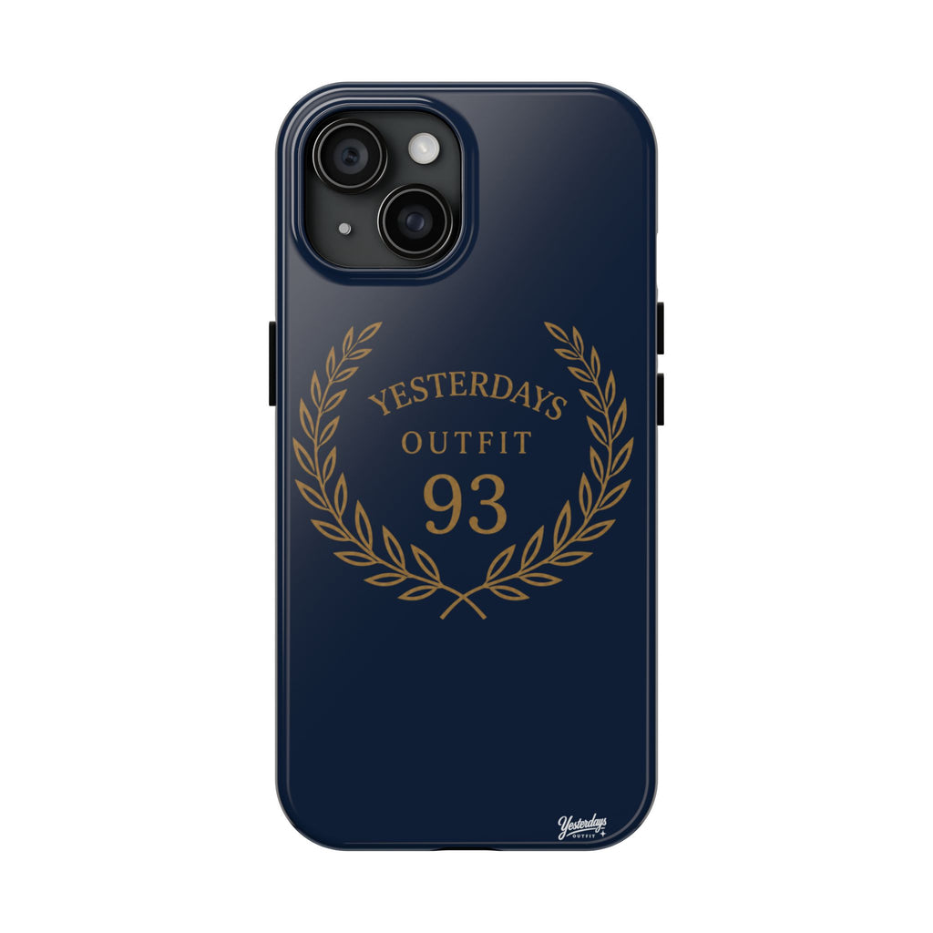 Yesterdays Outfit 93 Phone Case | Laurel Wreath Navy Protective Case