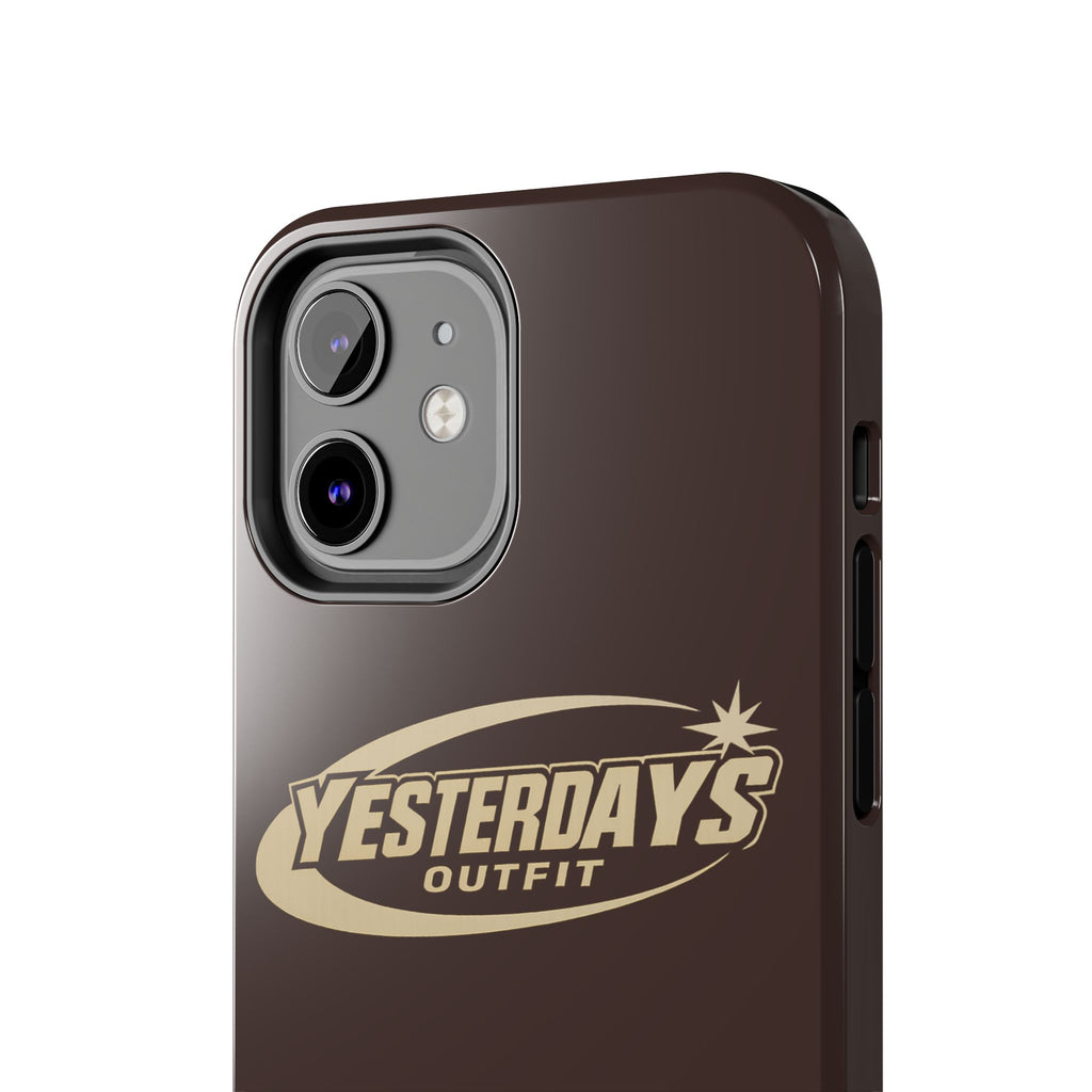 Yesterdays Outfit logo Tough Phone Case | Retro Badge Phone Case