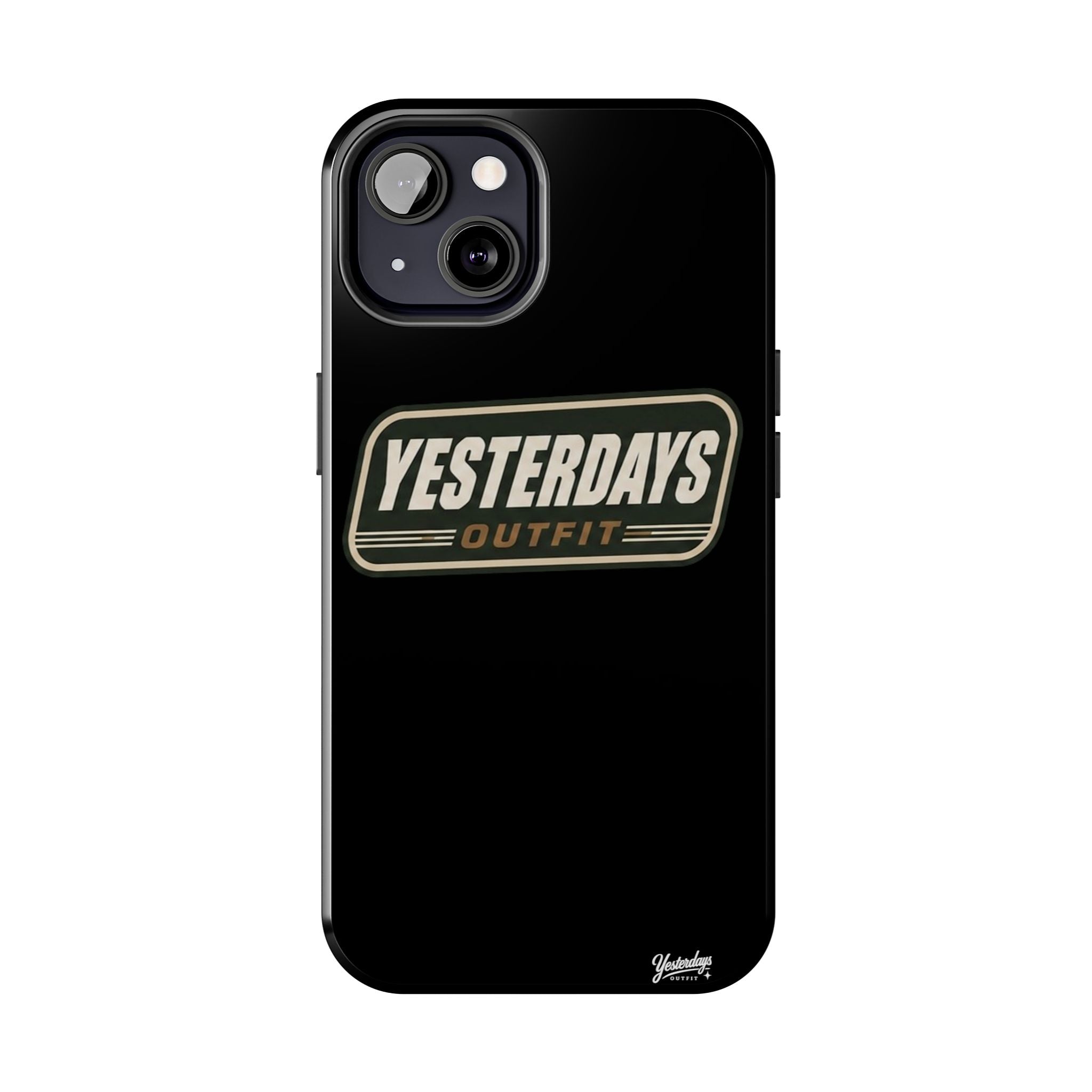 Yesterdays Outfit vintage logo Tough Phone Case | retro badge phone cover